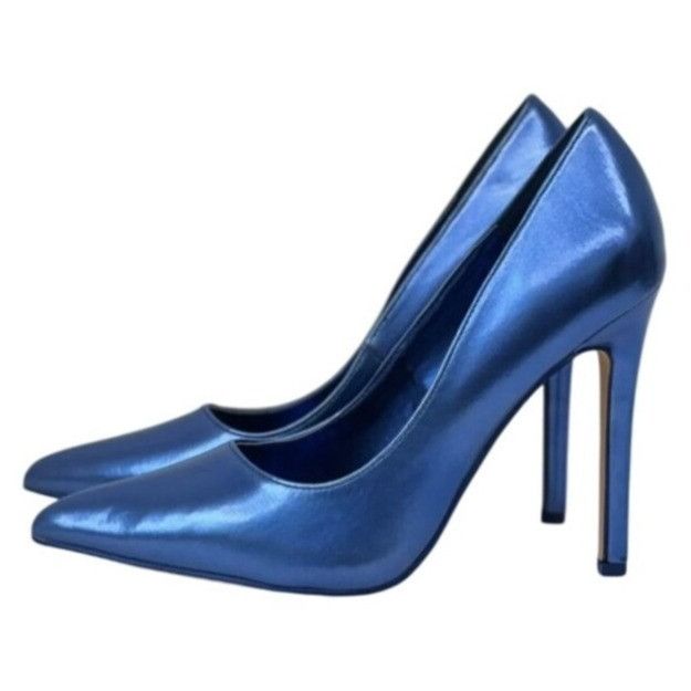 Other OLIVIA FERGUSON / Royal / Metallic Blue / Pointed-Toe/ Stil Size US 8 / IT 38 - 3 Thumbnail