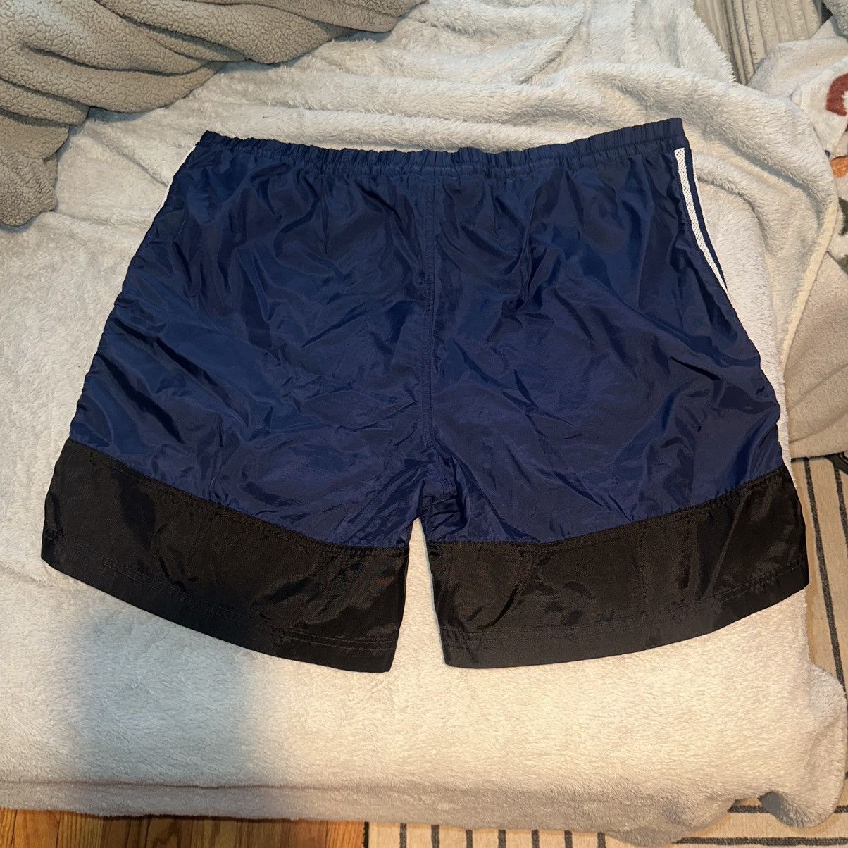 Adidas × Vintage VTG adidas Nylon and Knit Shorts Size US 38 / EU 54 - 4 Thumbnail