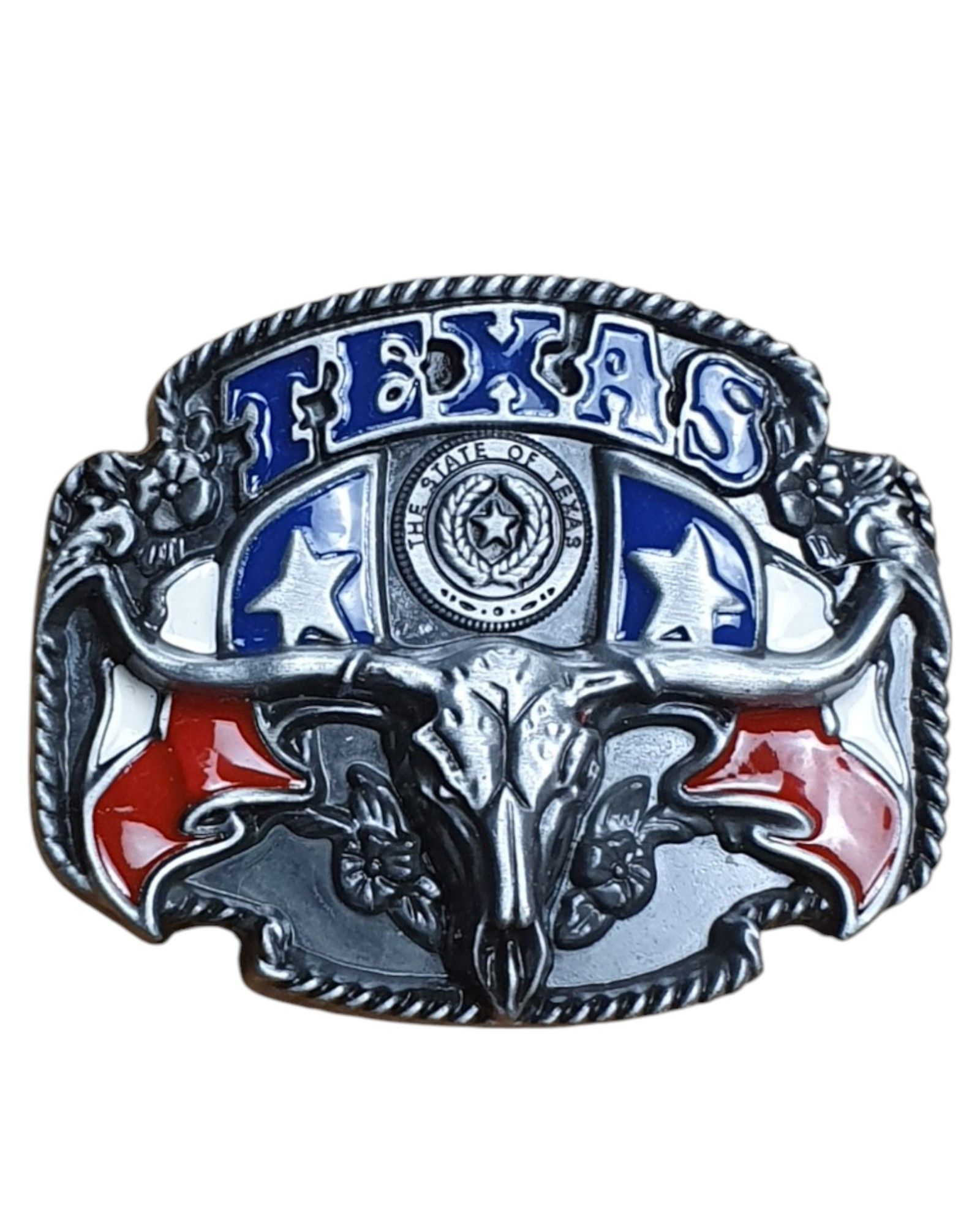 Cowboy Equipment × Vintage Texas Cowboy Western Country USA Buffalo Belt Buckle Size ONE SIZE - 1 Thumbnail