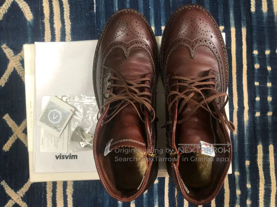 visvim patrician mid w.t. folk boots.