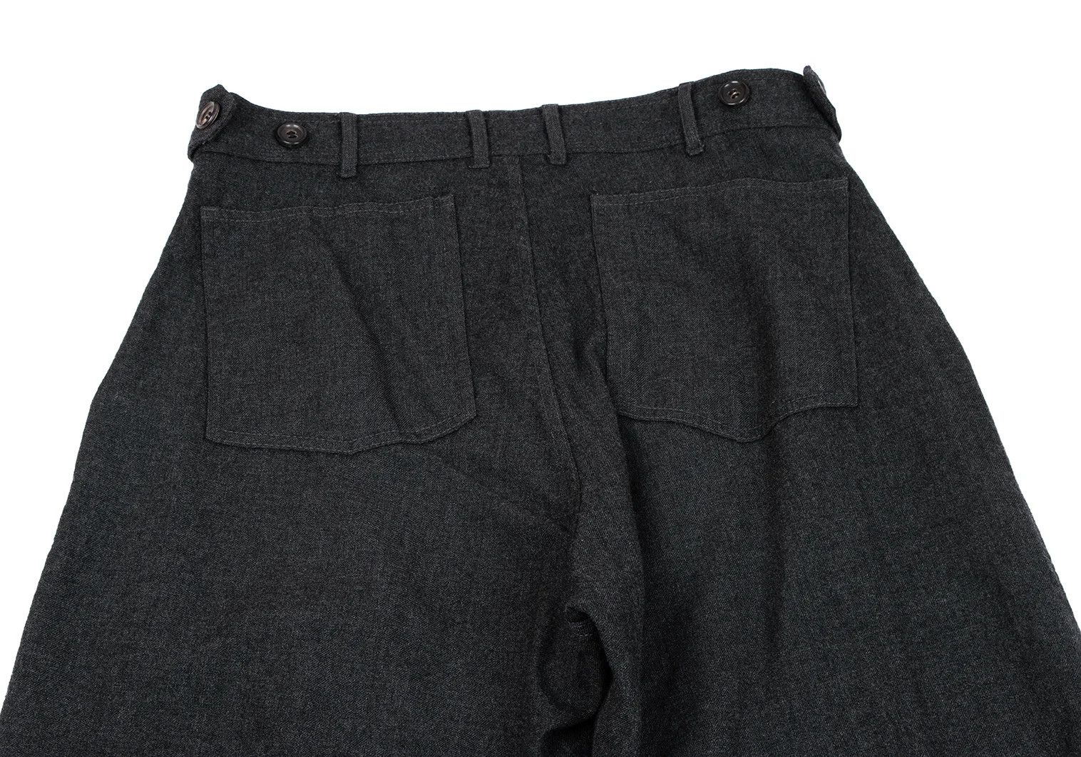 Comme des Garcons Homme Plus Wool Tapered Pants in Gray, Size S Size US 30 / EU 46 - 10 Thumbnail