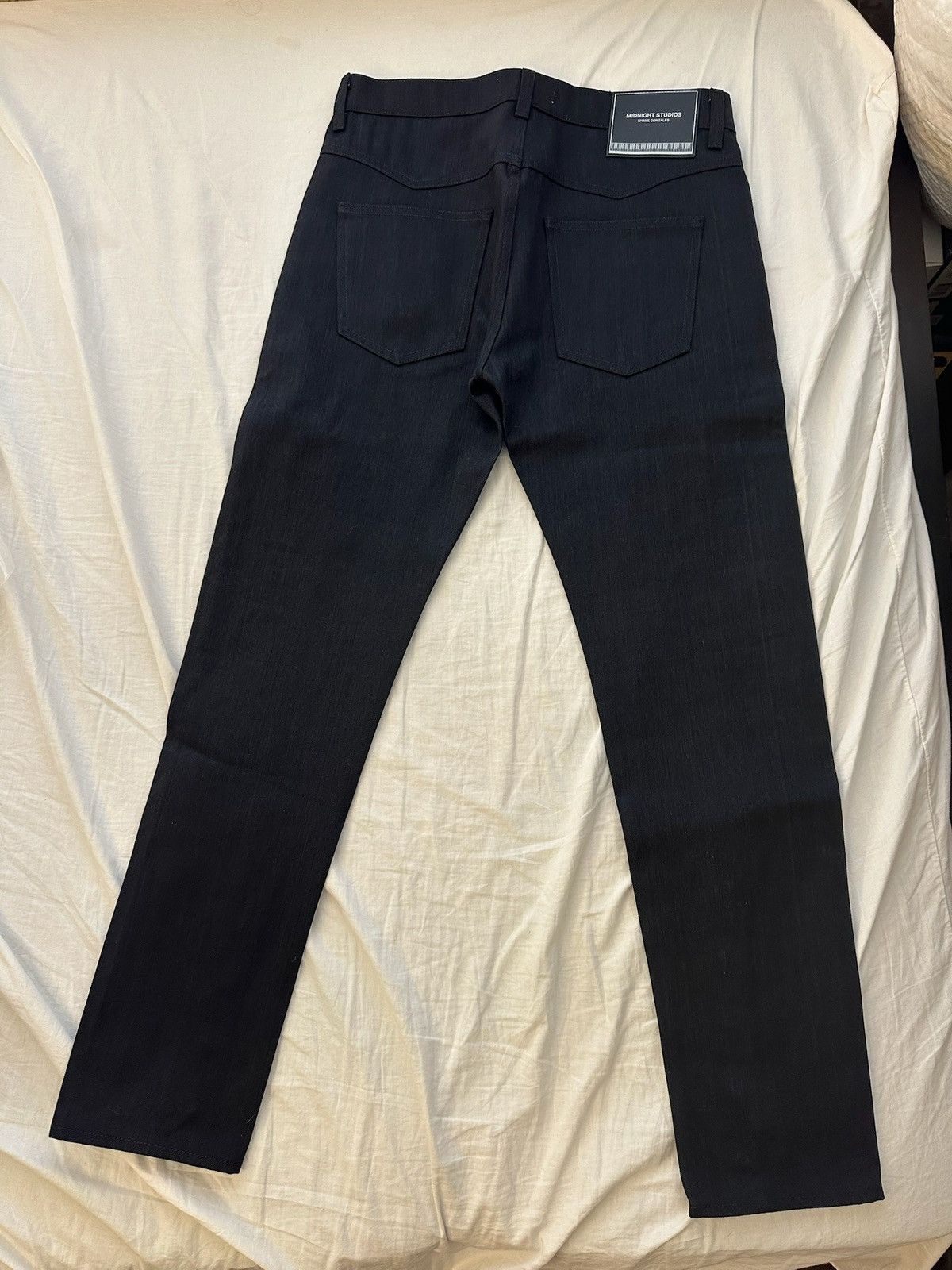 Midnight Studios MIDNIGHT STUDIOS HOLLYWOOD 5-POCKET JEANS DENIM BLACK 34 Size US 34 / EU 50 - 2 Thumbnail