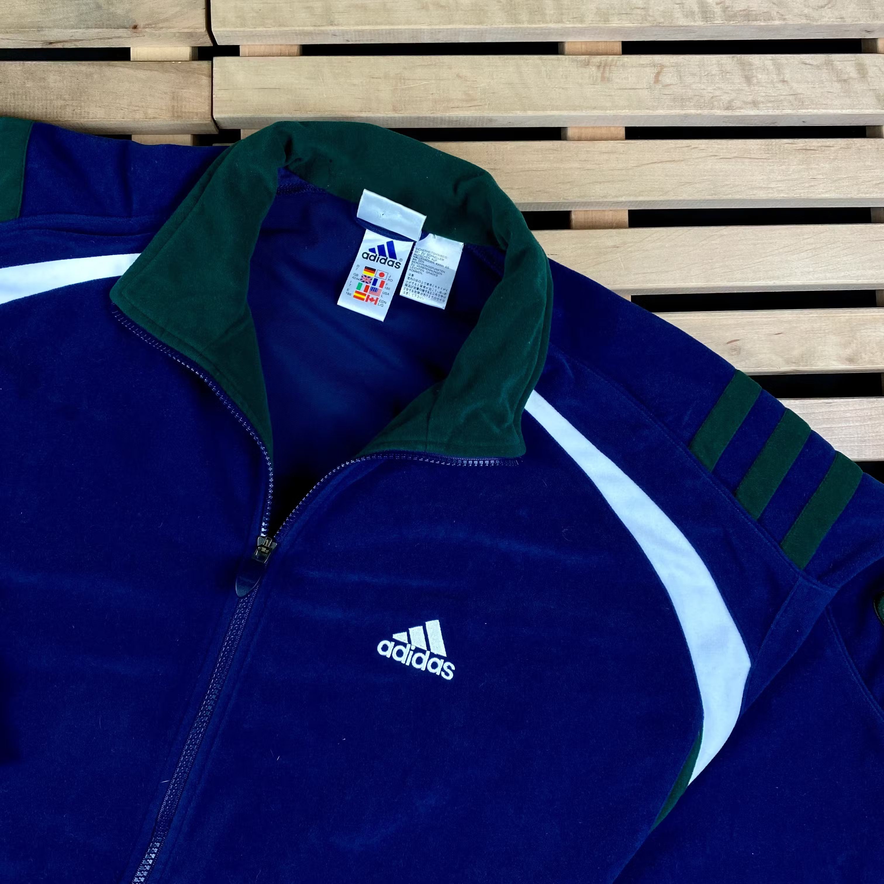 Adidas × Vintage Mens Bomber Jacket Adidas Vintage Size L Size US L / EU 52-54 / 3 - 2 Thumbnail
