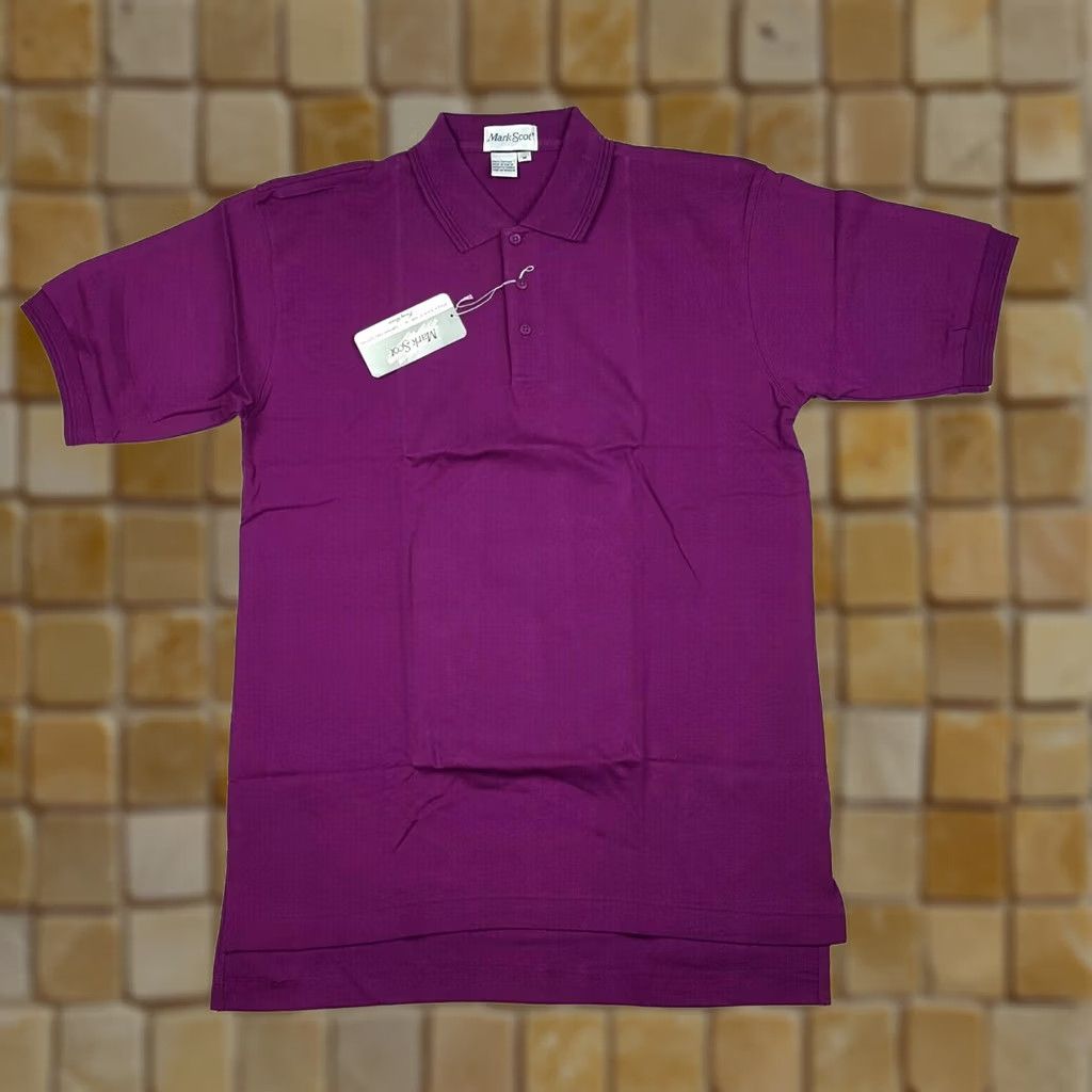 Vintage VINTAGE Tommy Armour Polo Shirt Mens Golf 90s Preppy Purple Short Sleeve Button Collar Knit Cotton Polo Shirt Medium Size US XXL / EU 58 / 5 - 1 Thumbnail
