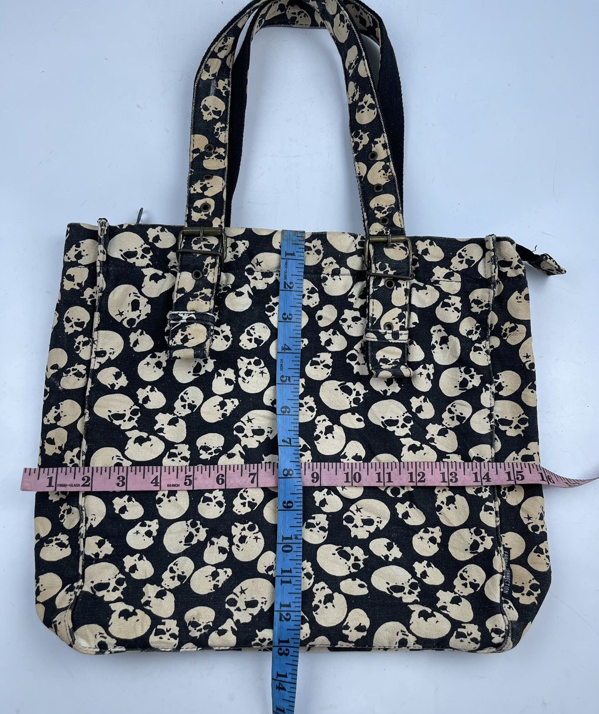 Seditionaries full print skulls tote bag tc7 Size ONE SIZE - 5 Thumbnail