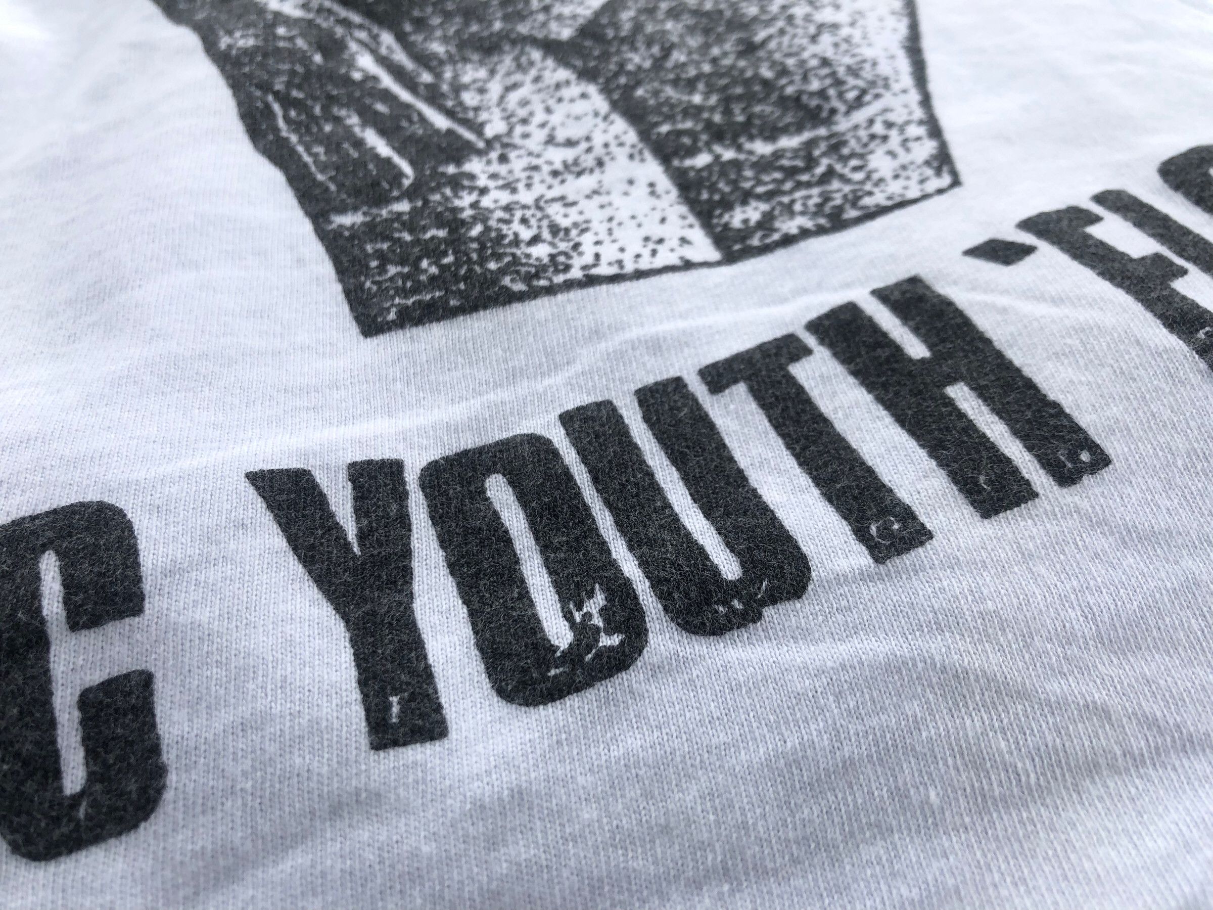 Band Tees 🔥Vintage SONIC YOUTH Flower Blast 80s Band T-Shirt Grunge Size US M / EU 48-50 / 2 - 7 Thumbnail