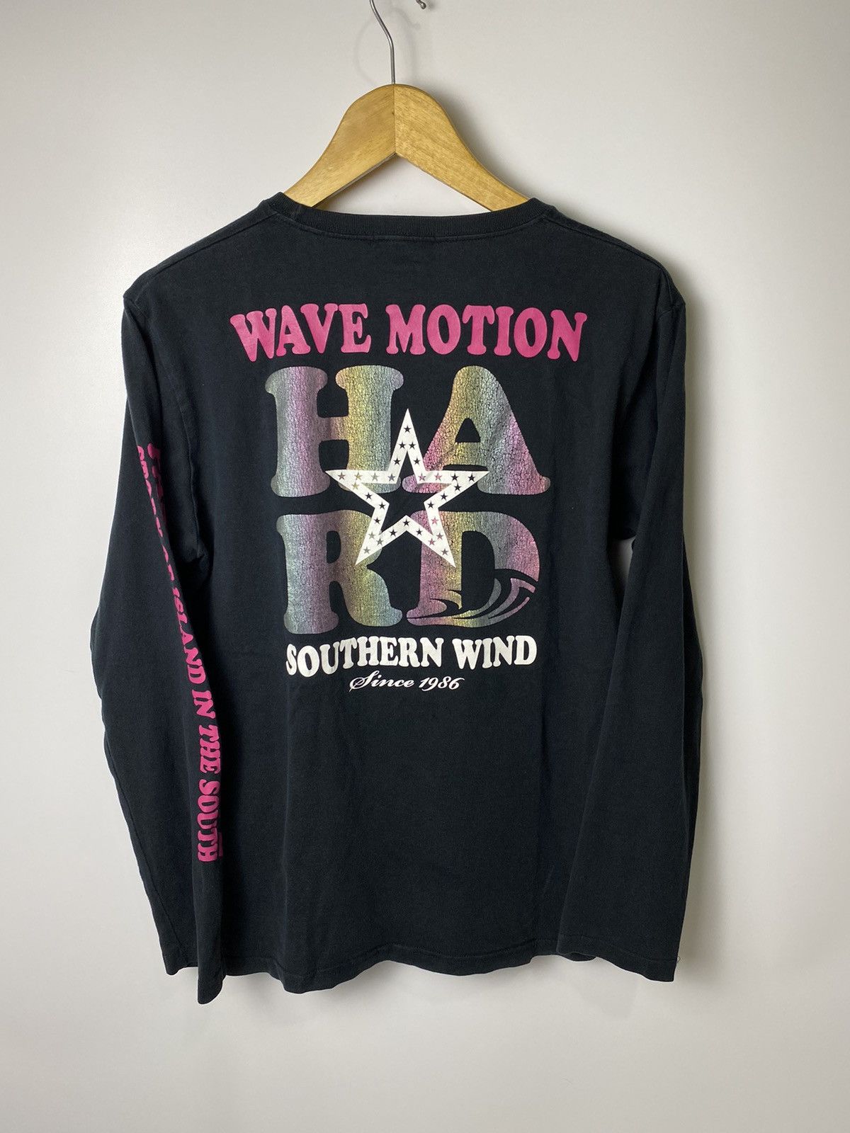 Hysteric Glamour × If Six Was Nine × Japanese Brand 💥vintage💥longsleeve wave motion hard japanese brand Size US L / EU 52-54 / 3 - 4 Thumbnail