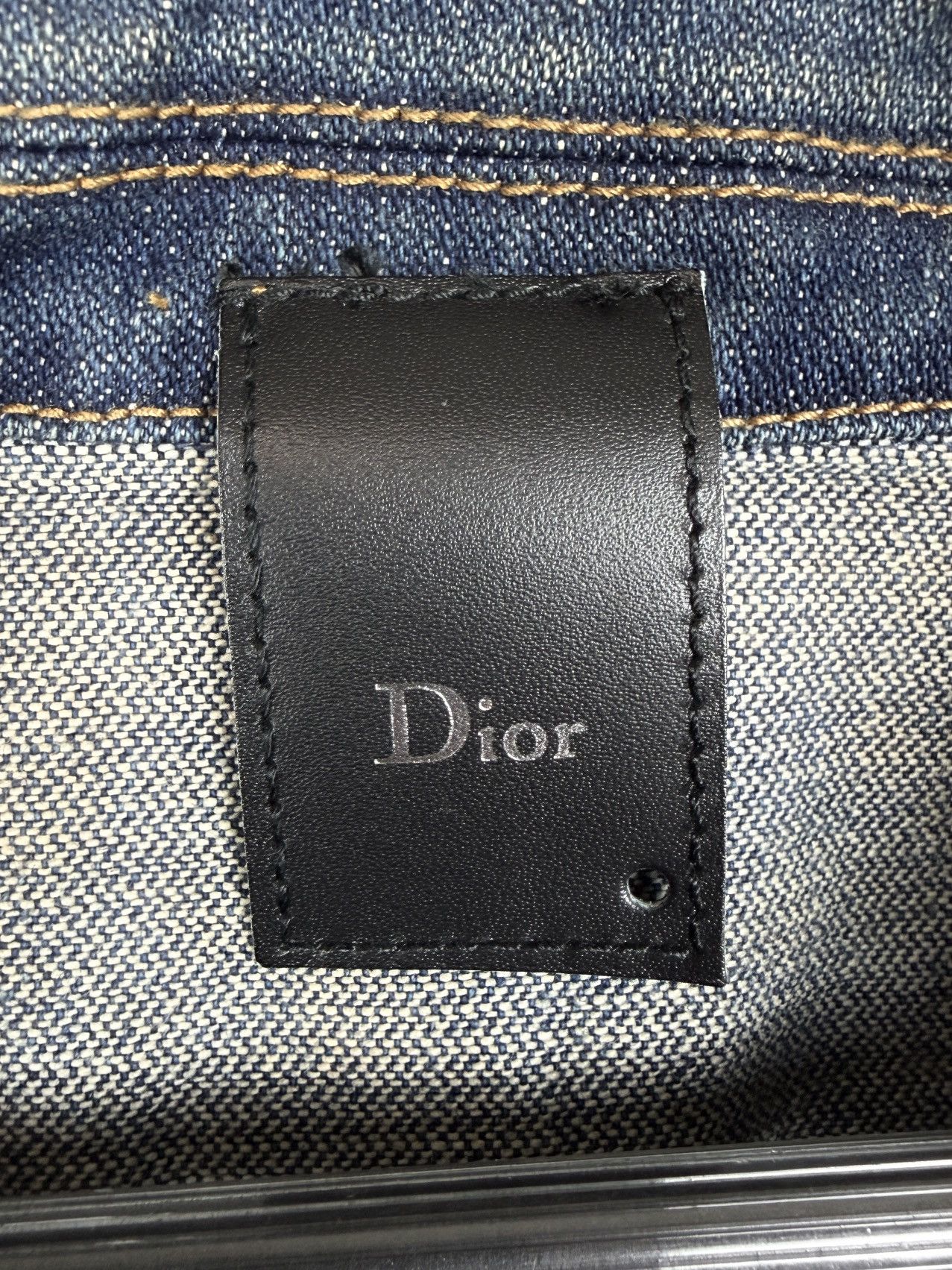Dior × Hedi Slimane SS05 Dior Homme Beck Rust Orange F2 Military Denim Jacket Size US M / EU 48-50 / 2 - 14 Thumbnail