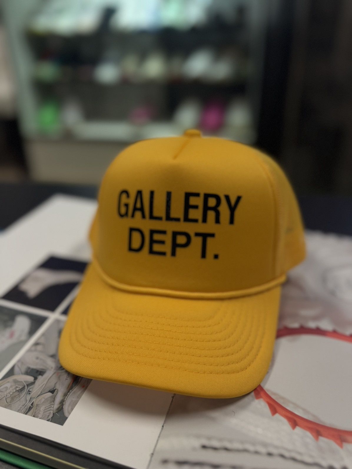 Gallery Dept. Gallery DEPT Logo Hat Yellow Adjustable (NEW) Size ONE SIZE - 3 Thumbnail