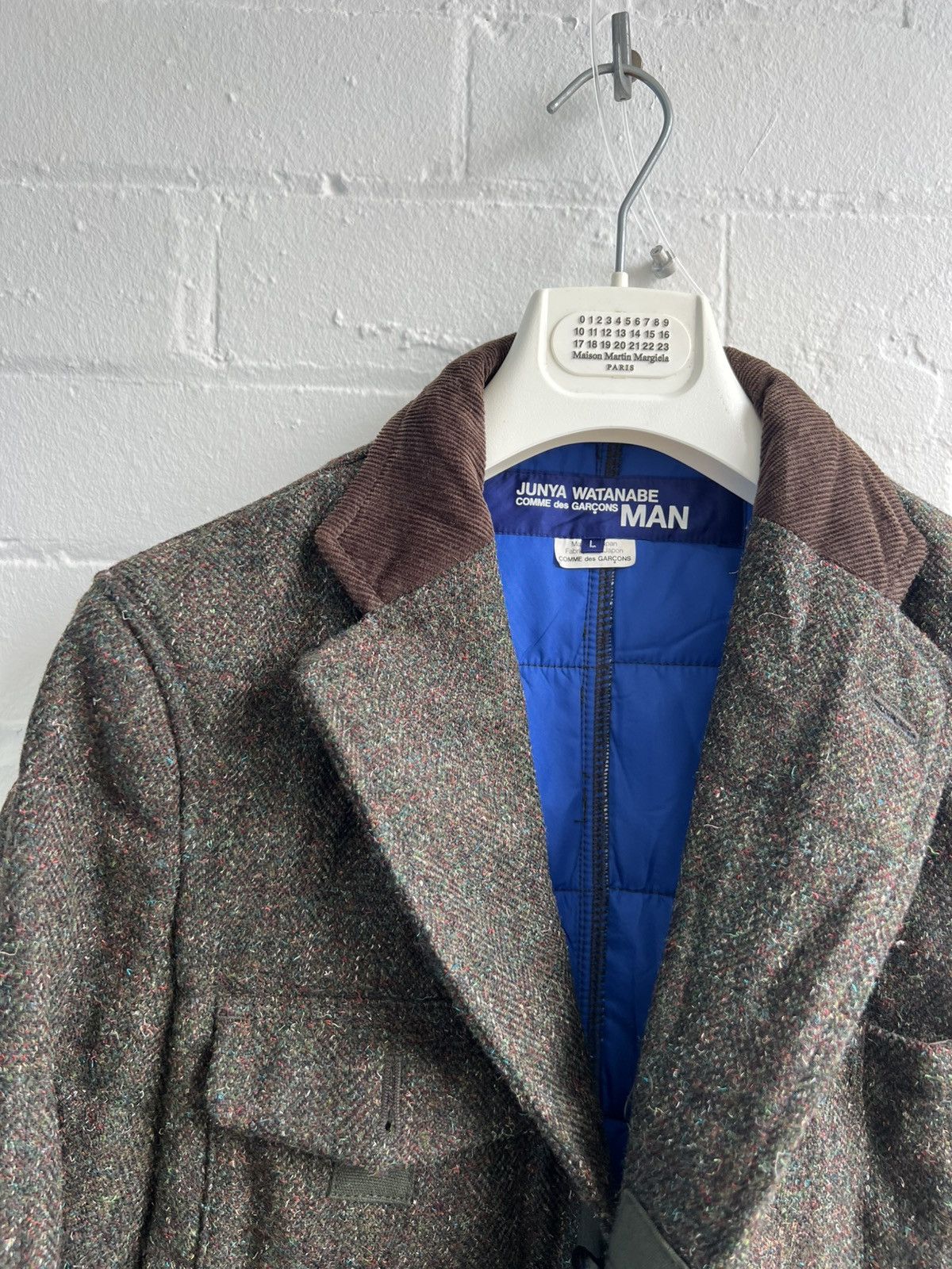 Junya Watanabe Junya watanabe green tweed padded jacket Size US M / EU 48-50 / 2 - 2 Thumbnail