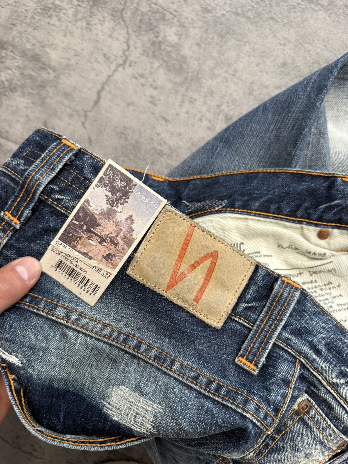 Nudie Jeans Nudie Jeans GRIM TIM DAVID REPLICA- 30 Size US 30 / EU 46 - 14 Thumbnail