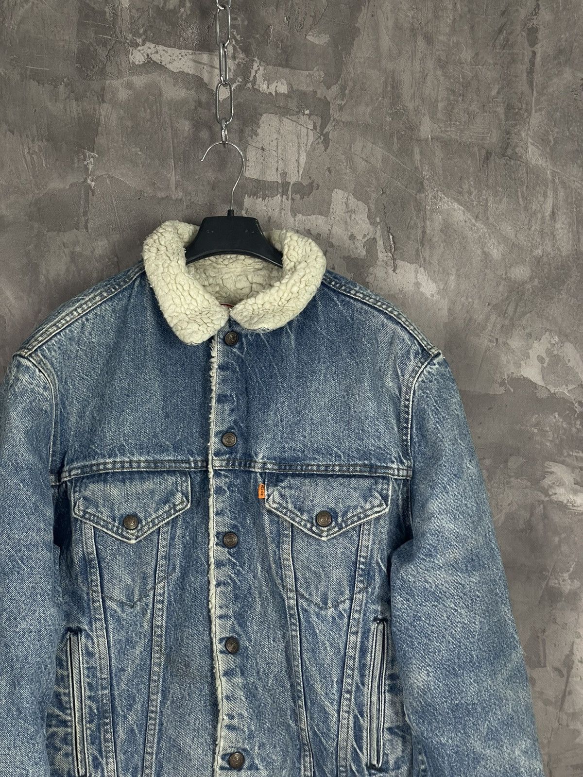 Levi's Vintage Levi’s Sherpa lined Trucker jacket made in Italy Size US L / EU 52-54 / 3 - 4 Thumbnail