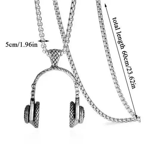 VIBE Dj Music Headphones Necklace Size ONE SIZE - 4 Thumbnail