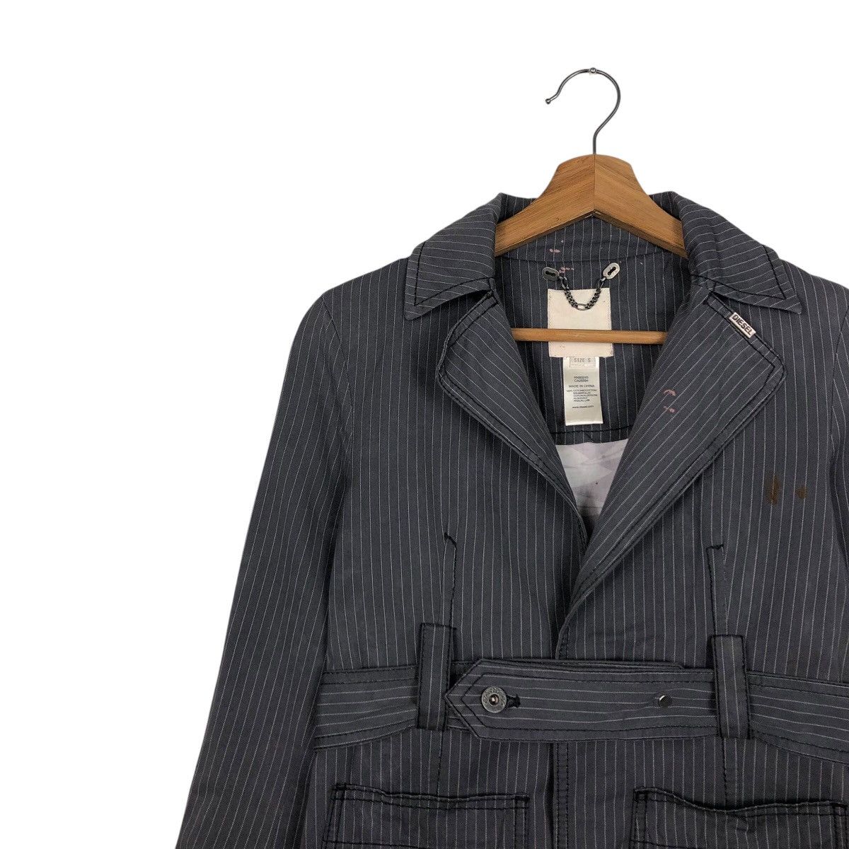 Diesel 📌Hickory Chore Work Striped Jacket Diesel Issey Miyake Size US S / EU 44-46 / 1 - 8 Thumbnail
