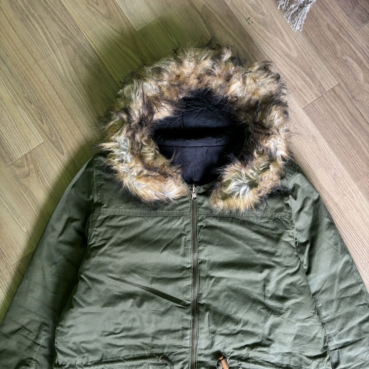 14th Addiction × If Six Was Nine × Le Grande Bleu (L.G.B.) Ifsixwasnine LGB Style fur jacket reversible vintage Y2K Size US L / EU 52-54 / 3 - 4 Thumbnail