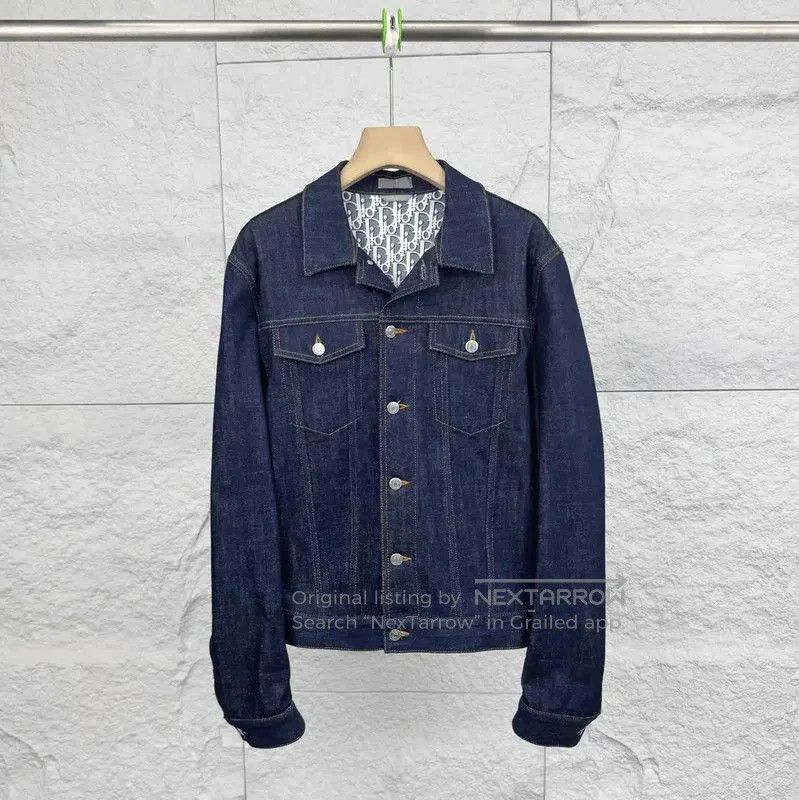 Dior Dior Men's Denim Jacket in Dark Blue . Size US M / EU 48-50 / 2 - 1 Thumbnail