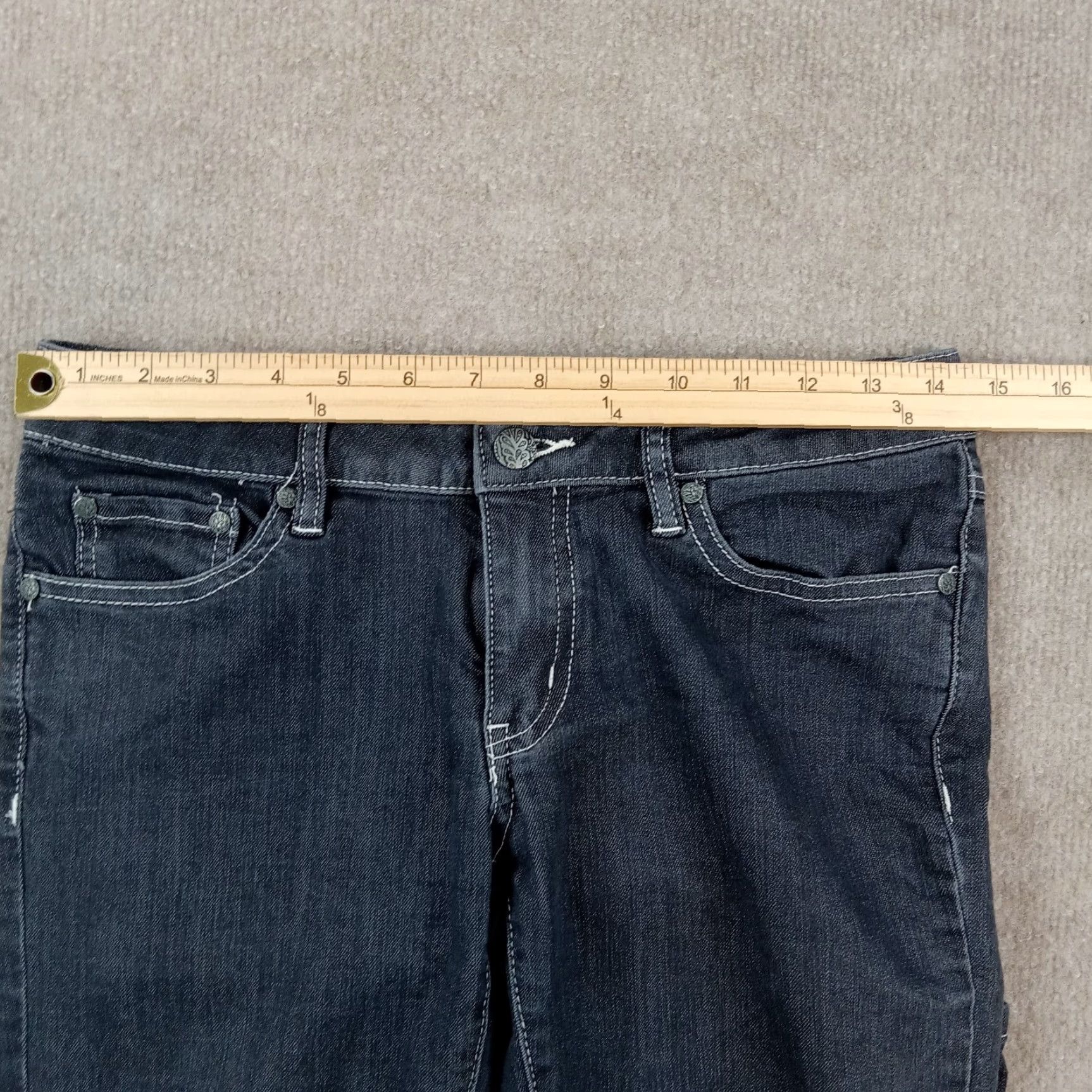 Prana prAna Womens Black Skinny Stretch Low Rise Comfort Jeans Size 27" / US 4 / IT 40 - 5 Thumbnail
