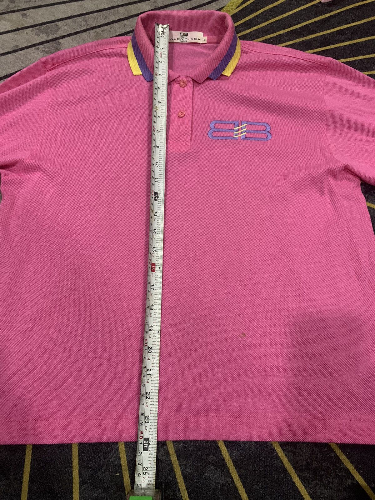 Balenciaga RARE!! Polo Shirt BALENCIAGA Size L / US 10 / IT 46 - 8 Thumbnail
