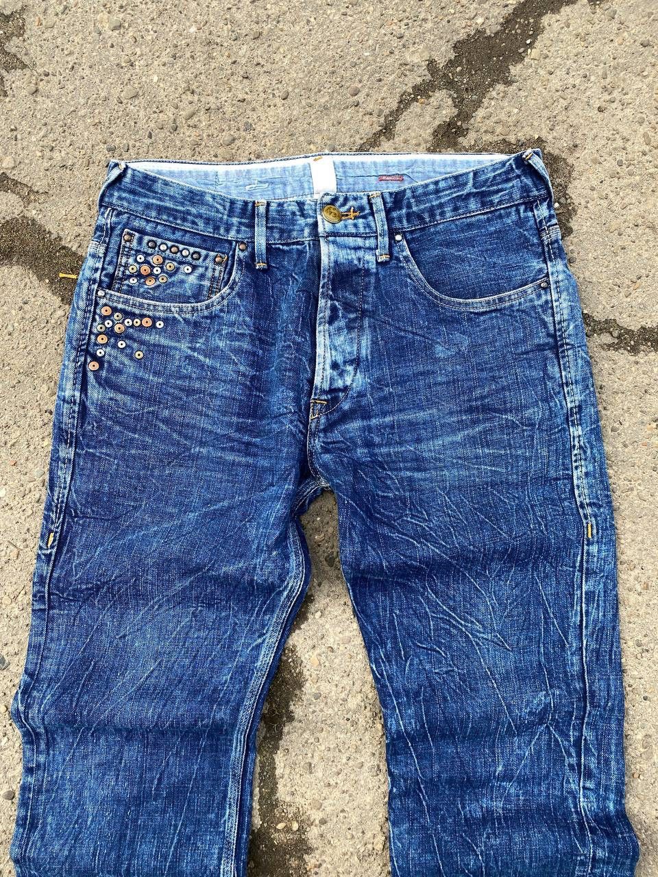 Japanese Brand × Vintage Avant Garde Baggy pants Tornado Mart style y2k jeans Size US 32 / EU 48 - 6 Thumbnail