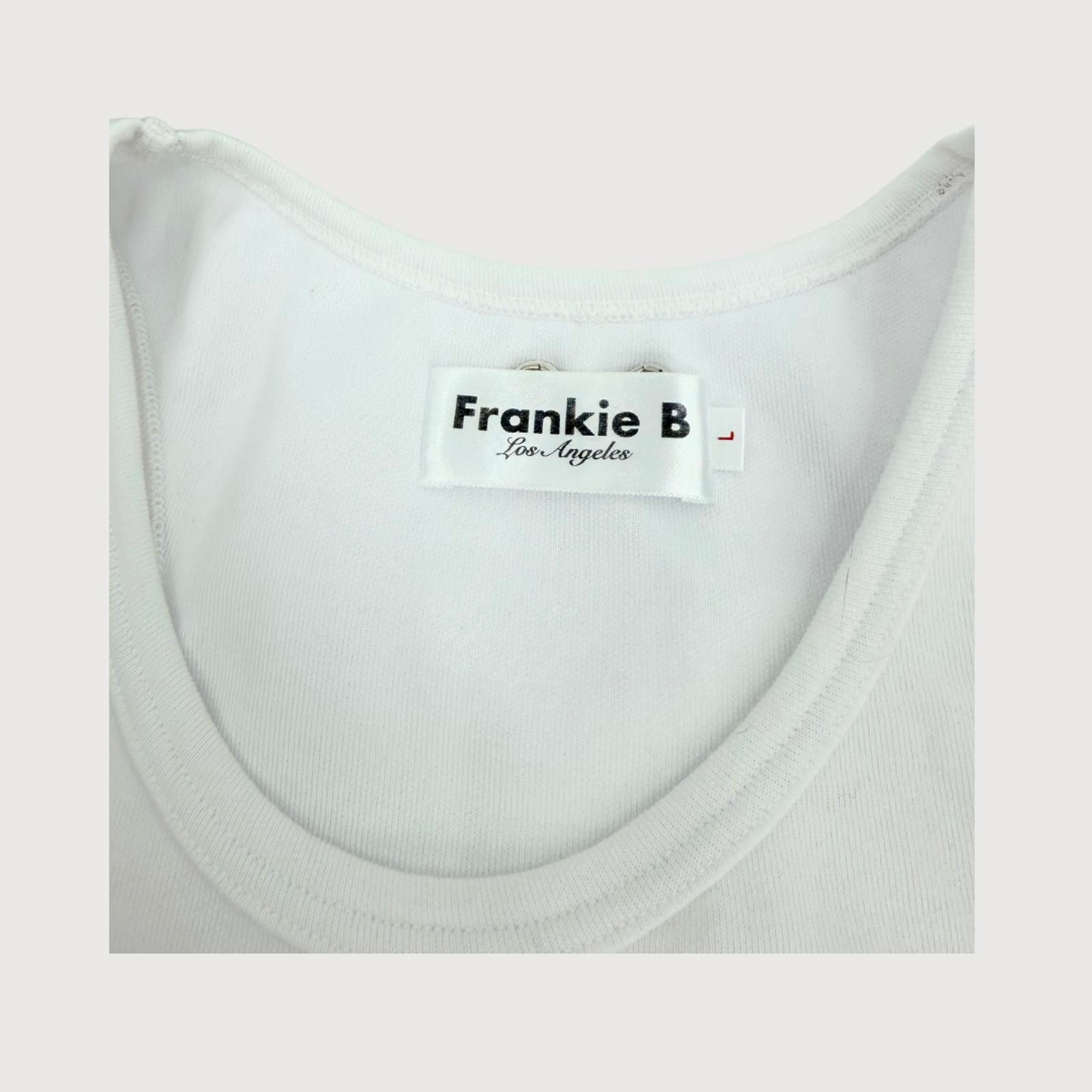 Other Frankie B Shea Tank Mini Dress White Ribbed L Casual Size L / US 10 / IT 46 - 4 Thumbnail
