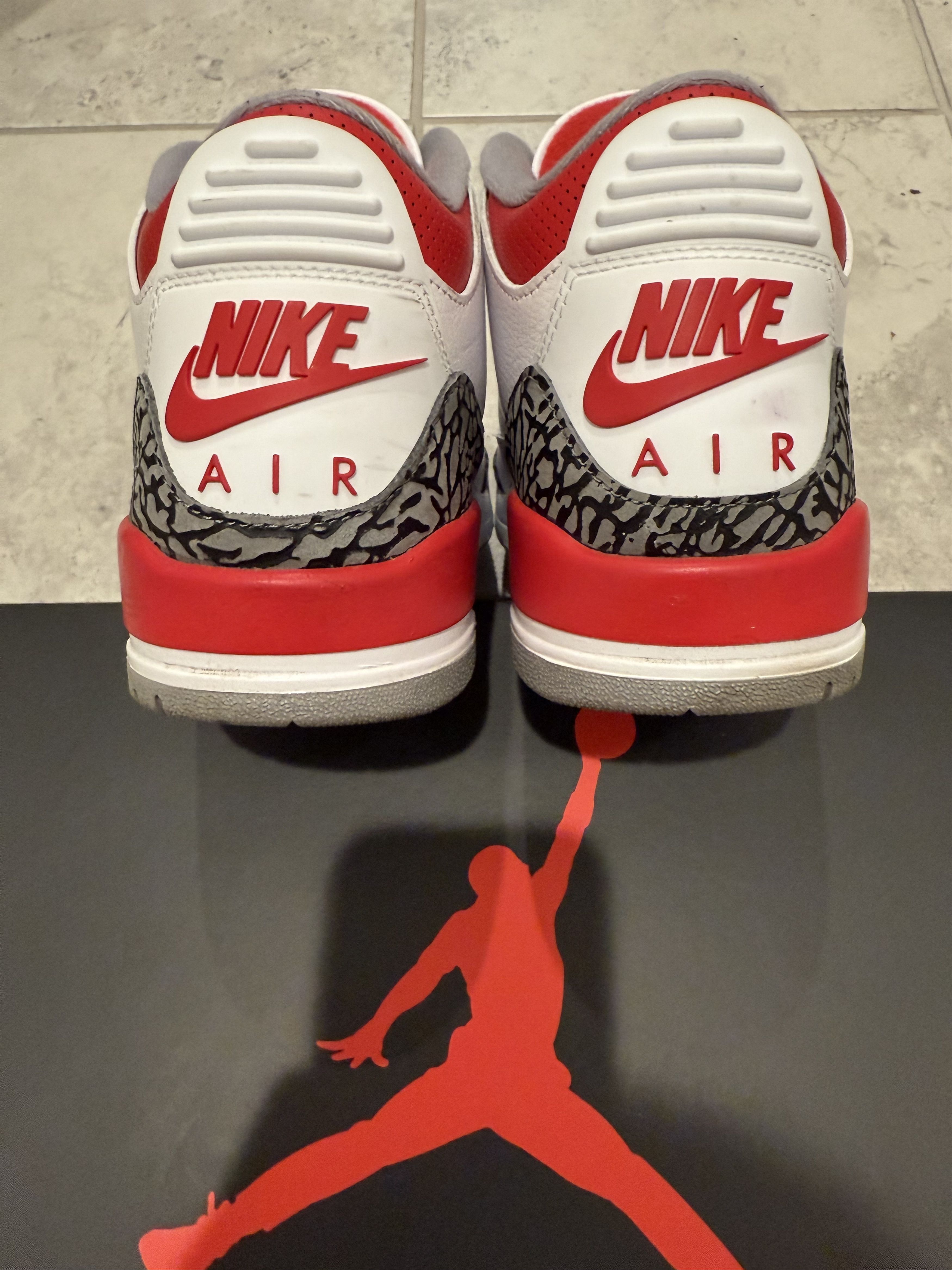 Jordan Brand Air Jordan 3 Retro Fire Red (2022) DN3707-160 US Men's 9.5 Size US 9.5 / EU 42-43 - 5 Thumbnail