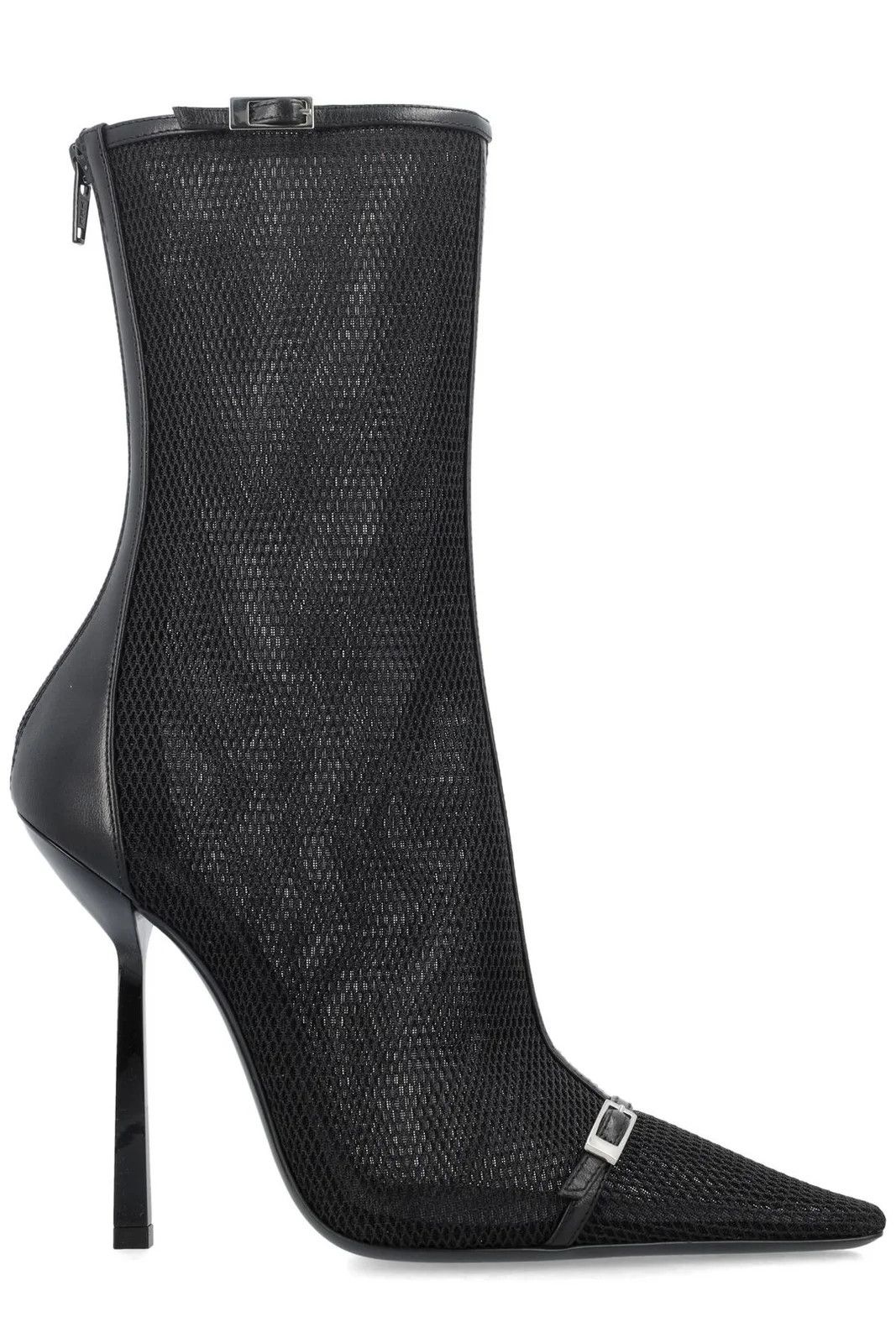 Saint Laurent Paris Saint Laurent Oxalis 115cm Short Pointed Toe Boots Size US 11 / IT 41 - 1 Thumbnail