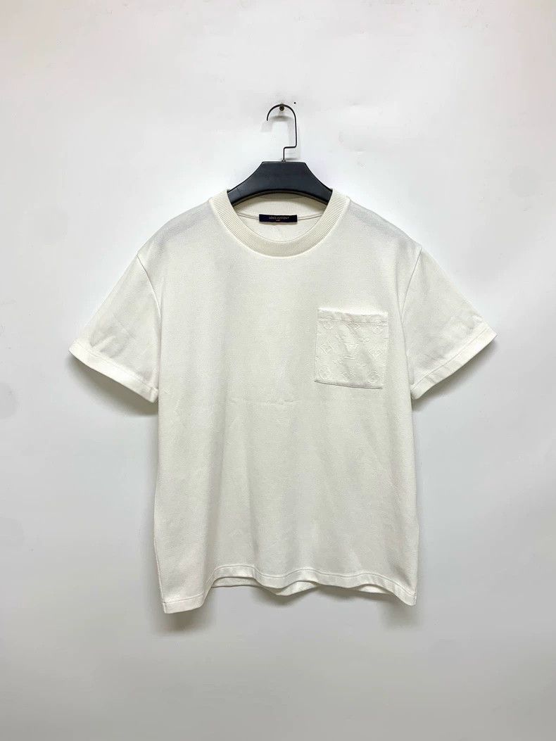 Louis Vuitton Louis Vuitton 24 New White Short Sleeve Size US L / EU 52-54 / 3 - 1 Thumbnail