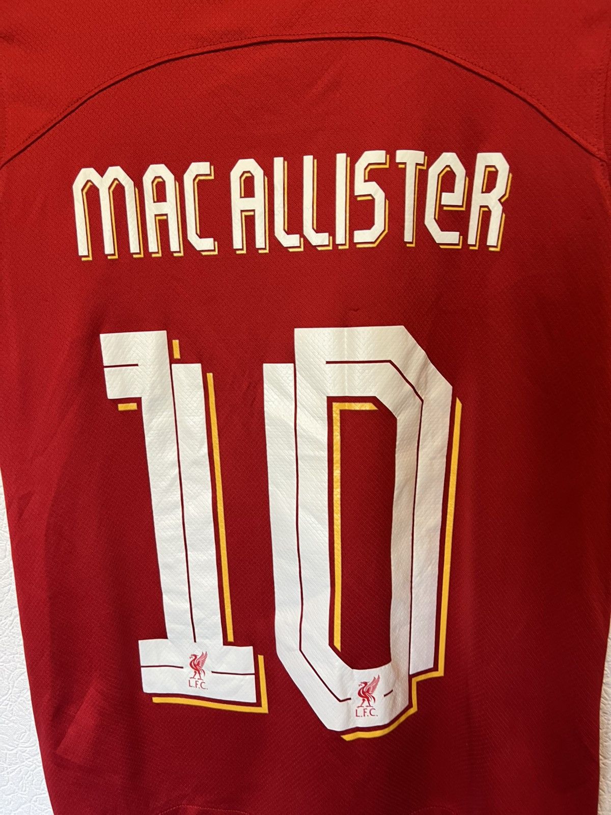 Nike MAC ALLISTER Nike Liverpool 2023/2024 Home Kit Soccer Jersey Size US XS / EU 42 / 0 - 7 Thumbnail