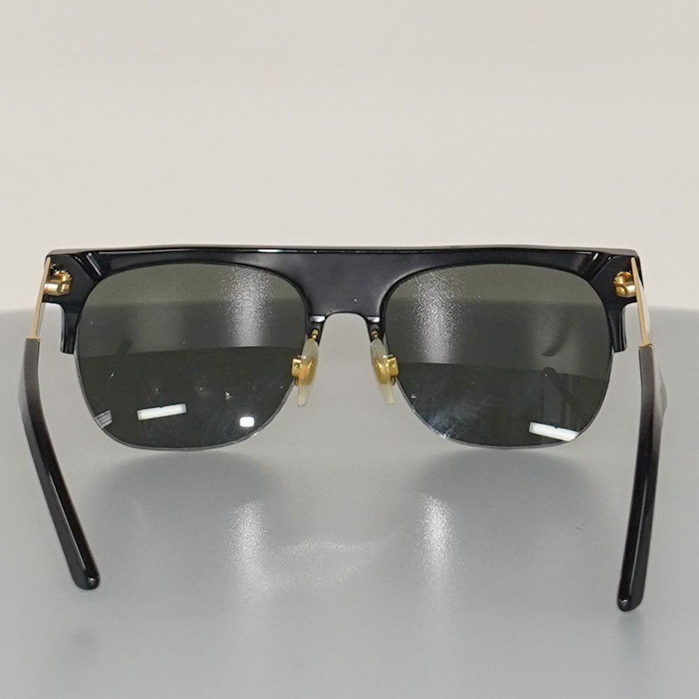 Retrosuperfuture Retrosuperfuture Flat Top Andrea Francis Sunglasses BLK/GLD Size ONE SIZE - 4 Thumbnail