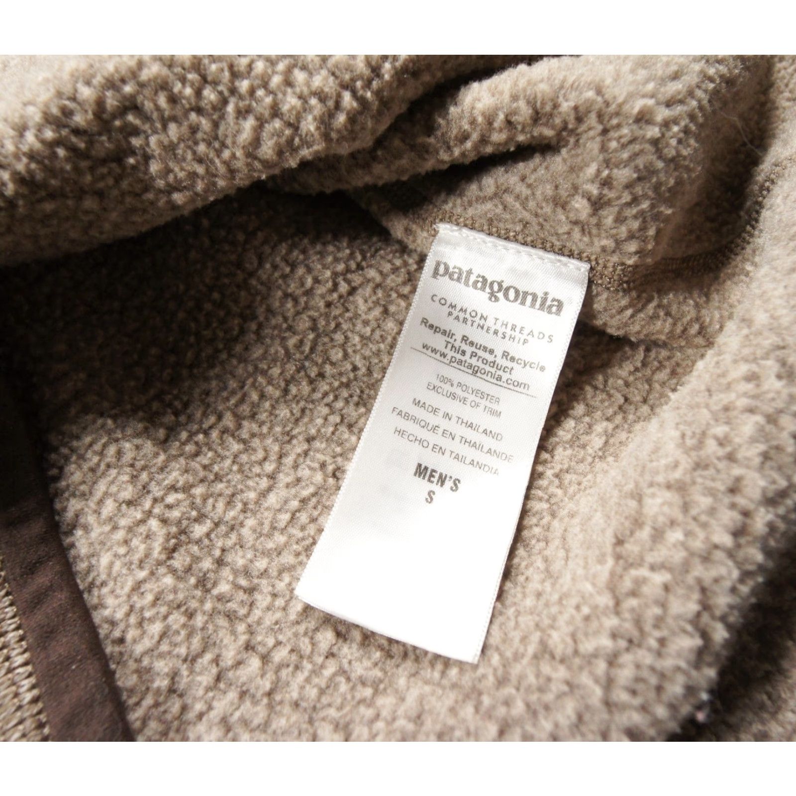 Patagonia Patagonia Sweater Mens Small Beige Better Sweater 1/4 Zip Pullover Fleece Adult Size US S / EU 44-46 / 1 - 6 Thumbnail