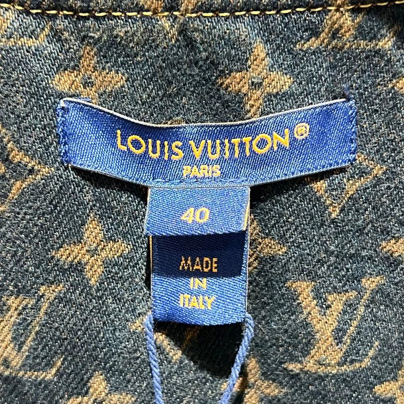 Louis Vuitton Louis Vuitton 25fw Hot Style Black Gold Old Flower Full Pr Size S / US 4 / IT 40 - 3 Thumbnail