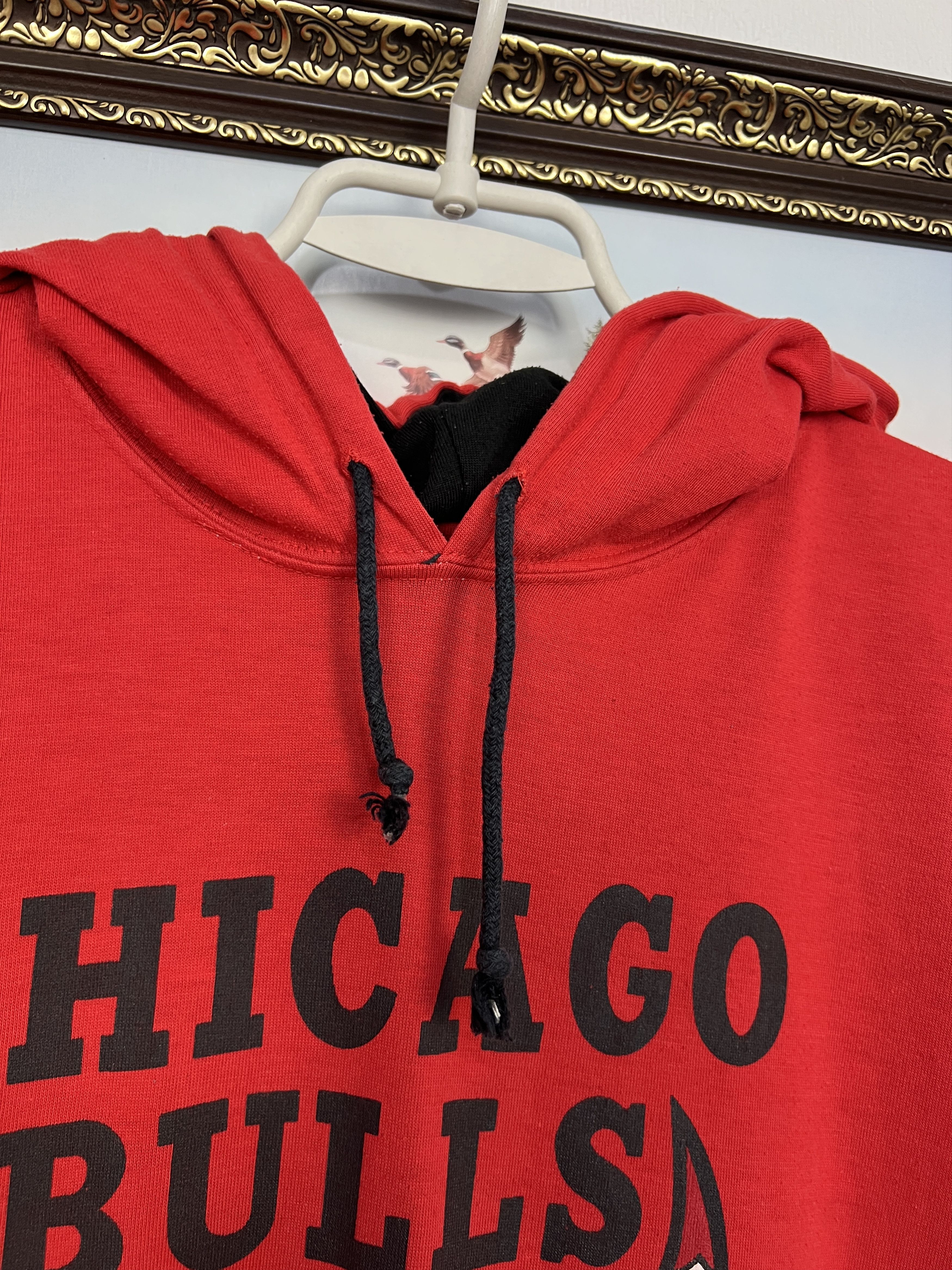 Starter Vintage Chicago Bulls Warm Up Shooting Hooded Jersey Shirt Size US L / EU 52-54 / 3 - 8 Thumbnail