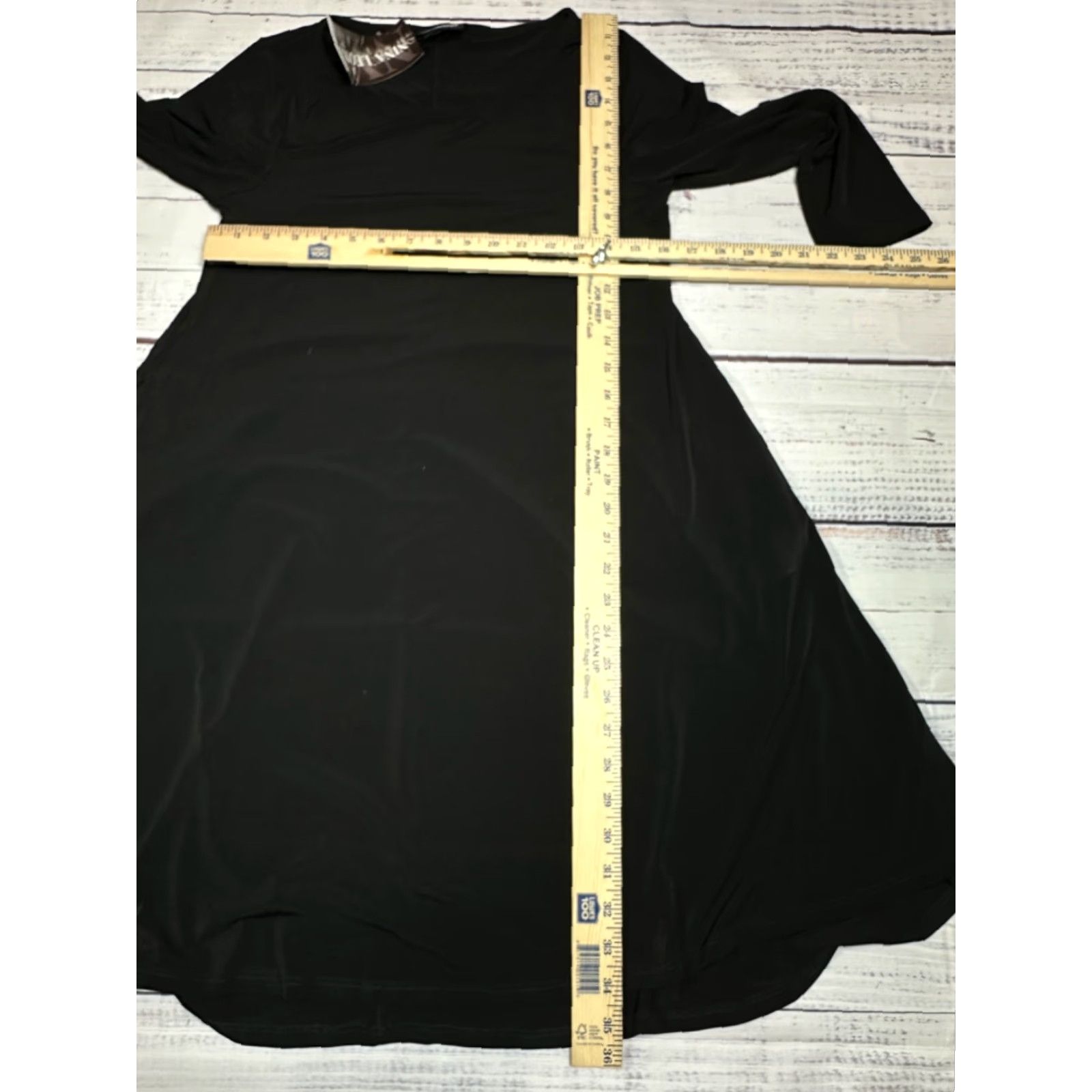 Vintage Nina Leonard Dress Knee Length Fit & Flare Black Size S Women Ladies Short Sleeve Not applicable? Size S / US 4 / IT 40 - 2 Thumbnail