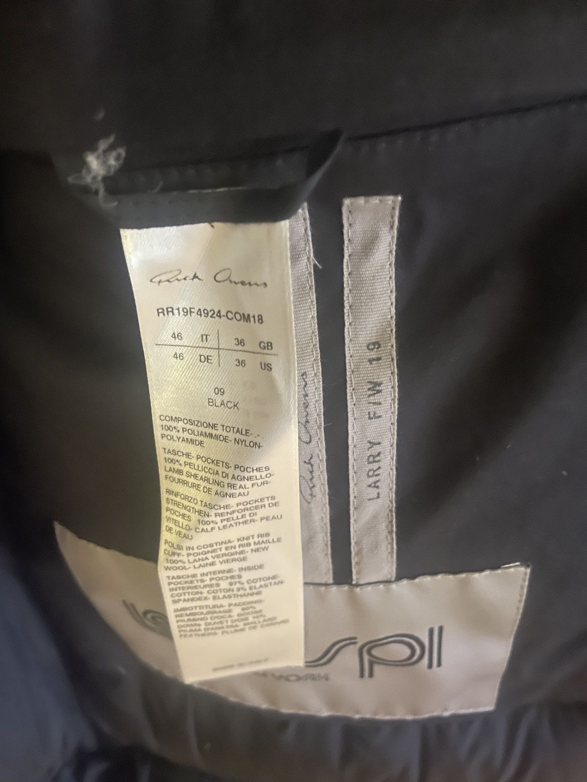Rick Owens Rick Owens Larry 19 Size US S / EU 44-46 / 1 - 4 Thumbnail
