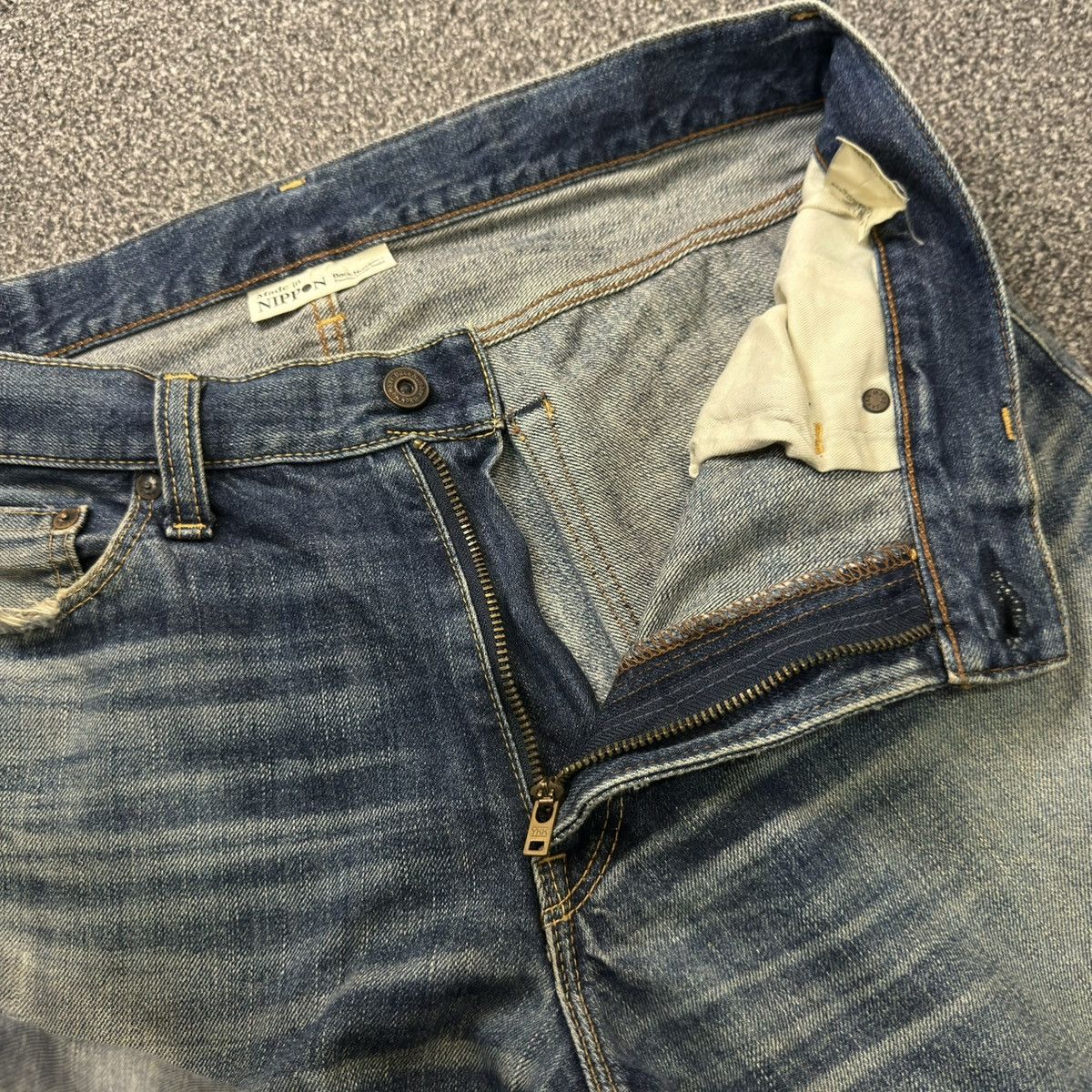Denim & Co. Archive Japanese 90s Back Number Limited Edition Denim Size US 33 - 13 Thumbnail