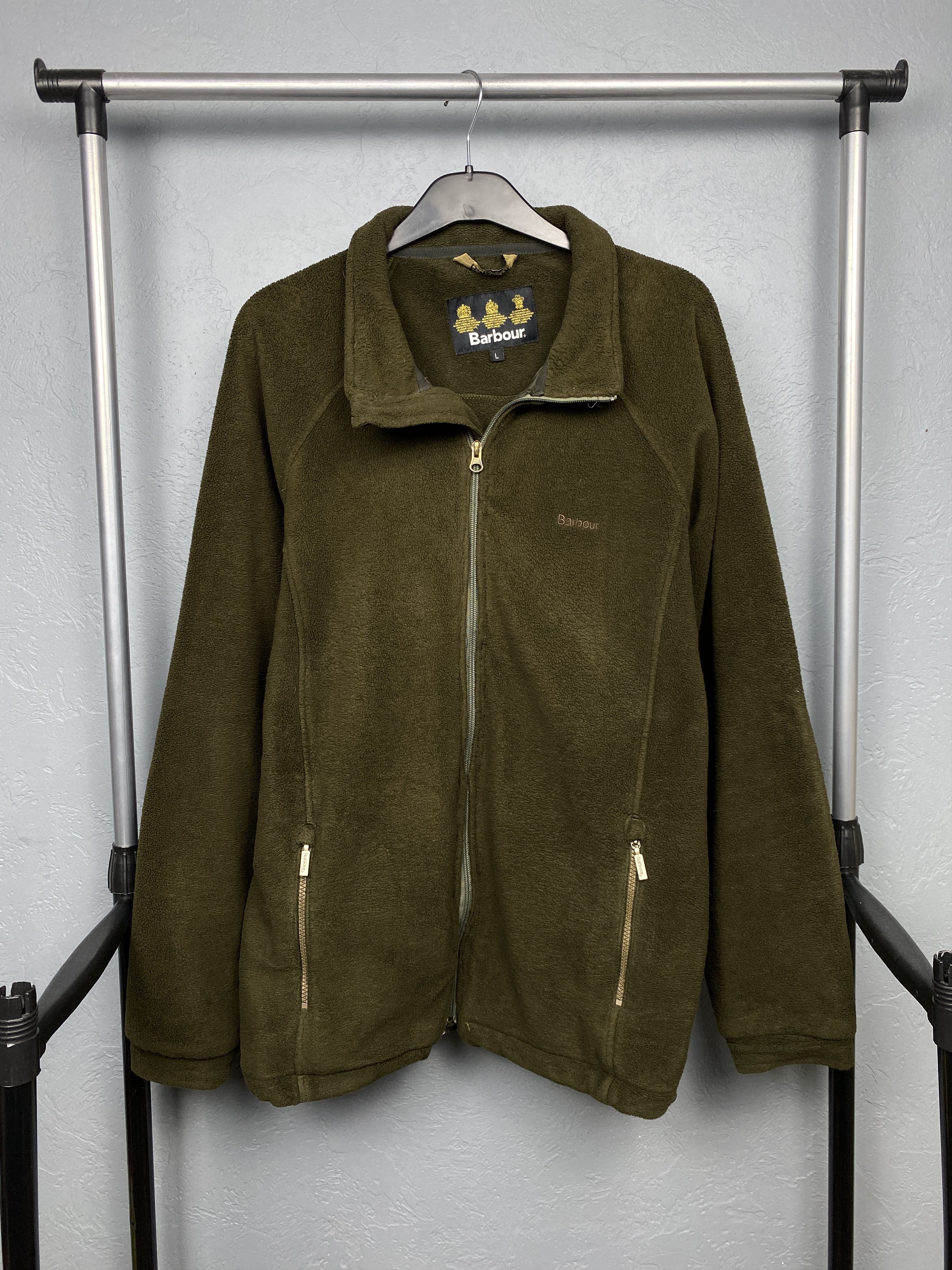 Barbour × Vintage Barbour Vintage Mens Cumberland Fleece Jacket Size US L / EU 52-54 / 3 - 1 Thumbnail
