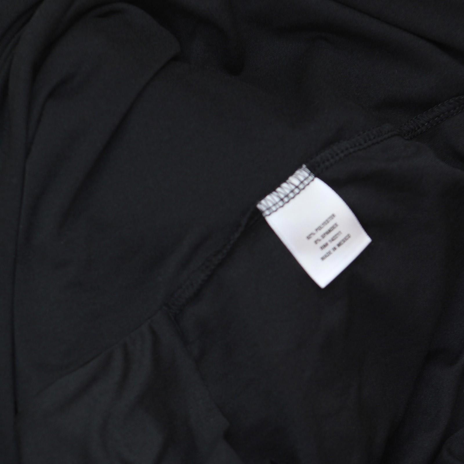 Other Nwt 24seven Size Knit Faux Wrap Short Sleeve Dress Black 1x Size XL / US 12-14 / IT 48-50 - 4 Thumbnail