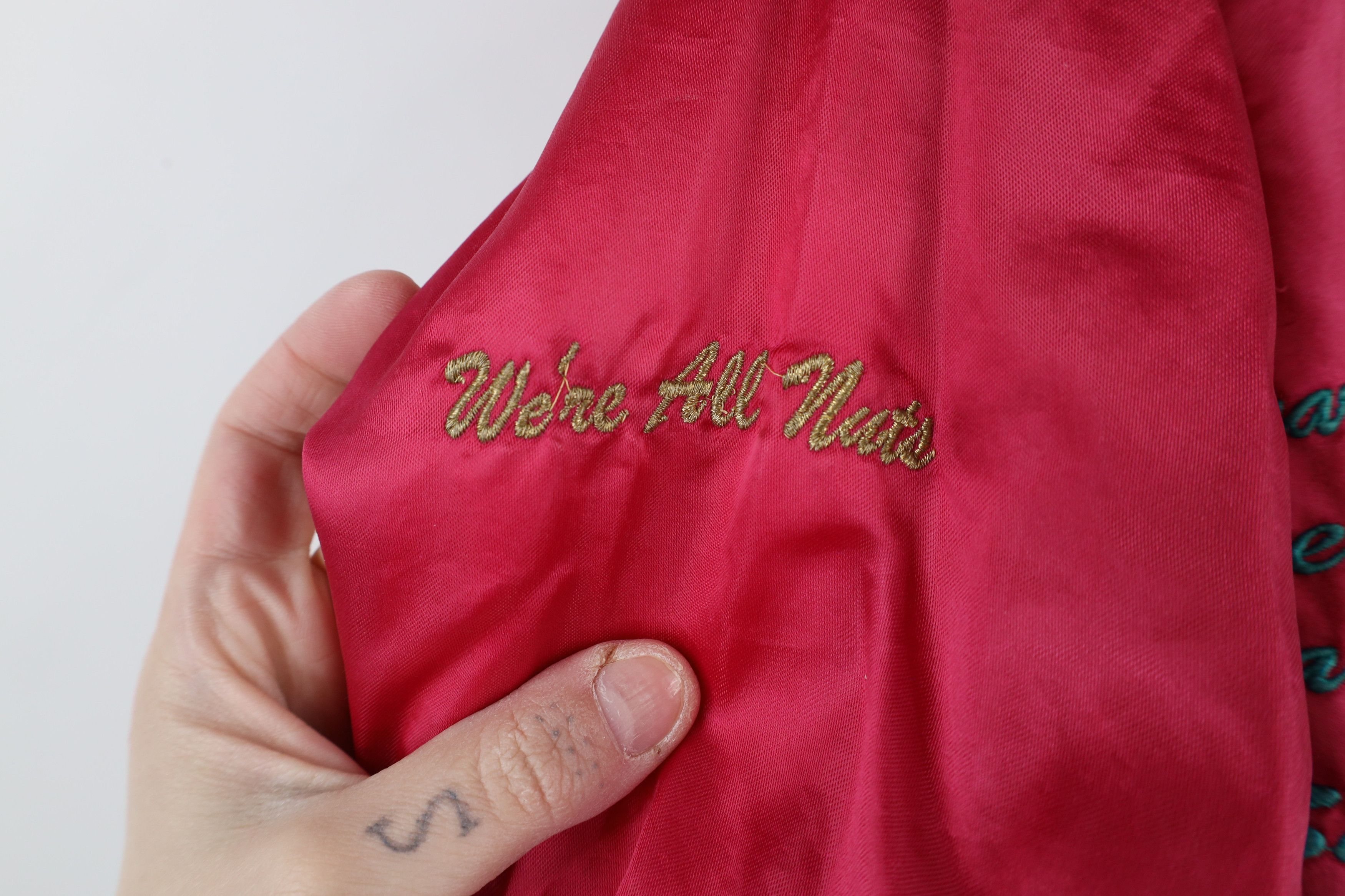 Vintage Vintage 90s Streetwear Smoothies Satin Bomber Jacket USA Size US L / EU 52-54 / 3 - 6 Thumbnail