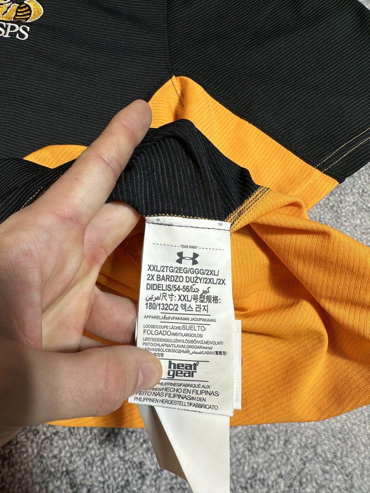 Under Armour × Vintage Vintage Under Armour Wasps Rugby Jersey Streetwear Rare XXL Size US XXL / EU 58 / 5 - 4 Thumbnail