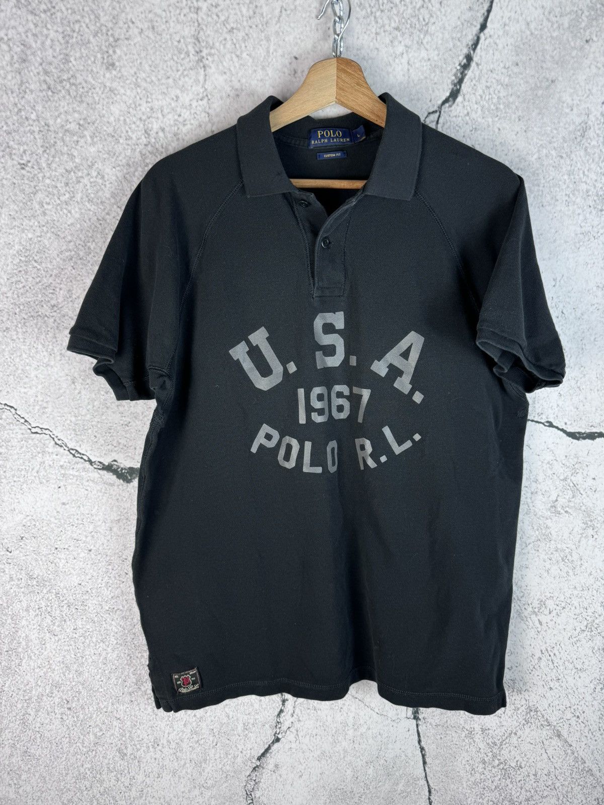 Polo Ralph Lauren Vintage Polo Ralph Lauren USA Polo Shirt Size US L / EU 52-54 / 3 - 1 Thumbnail