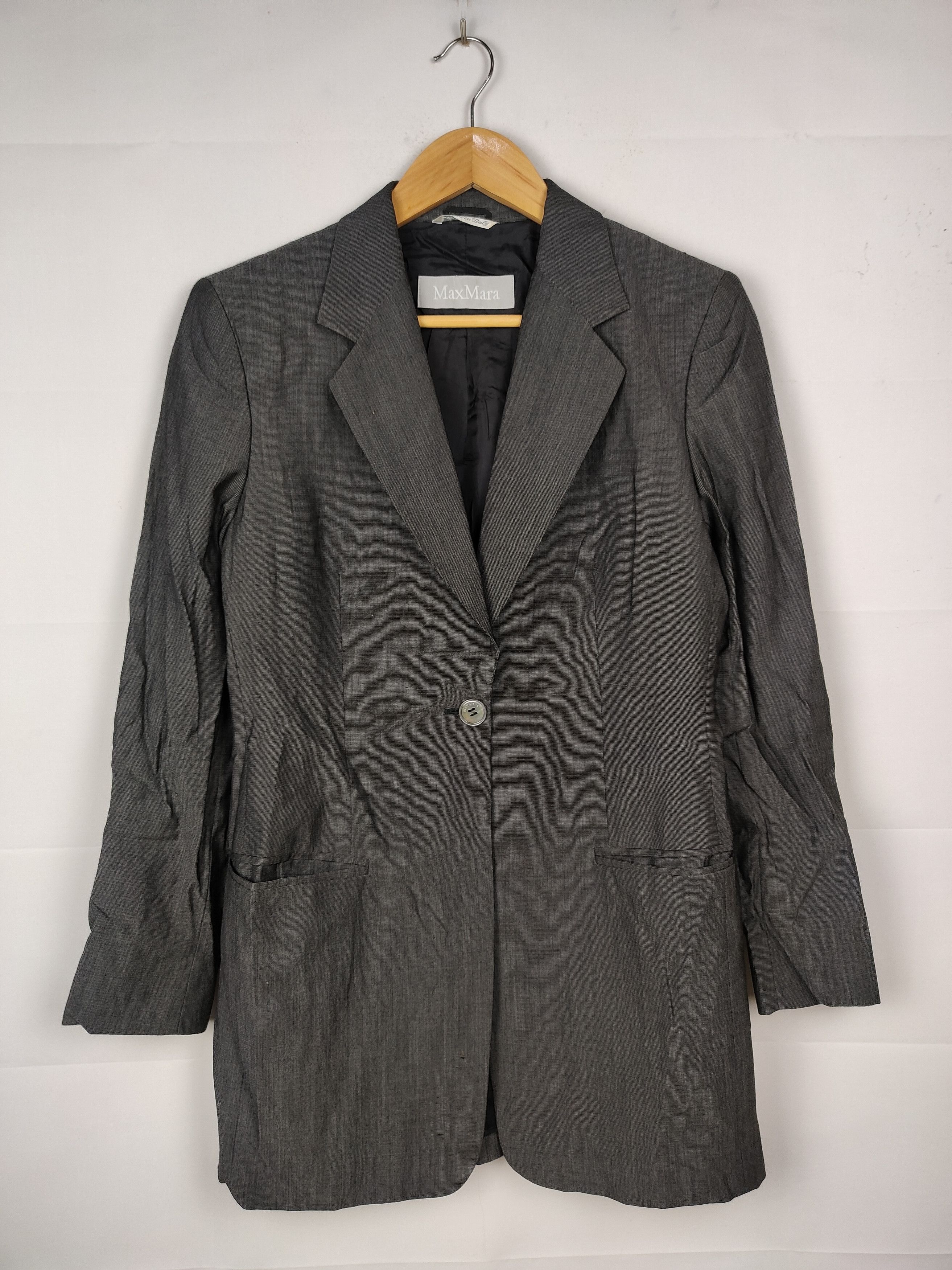 ジャケット Max Mara Cappuccino Linen Blend Targa Blazer Max Mara Cappuccino Linen Blend Targa Blazer | Grailed