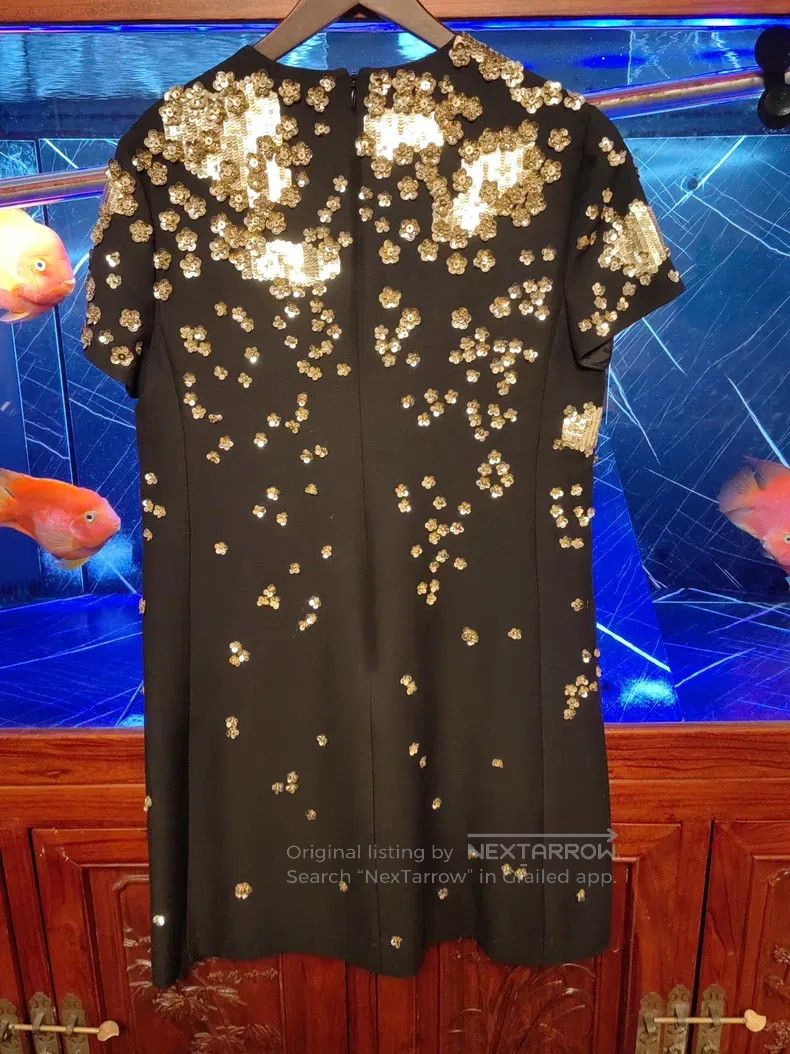 Valentino Valentino Sequin beaded stud dress Size L / US 10 / IT 46 - 2 Thumbnail