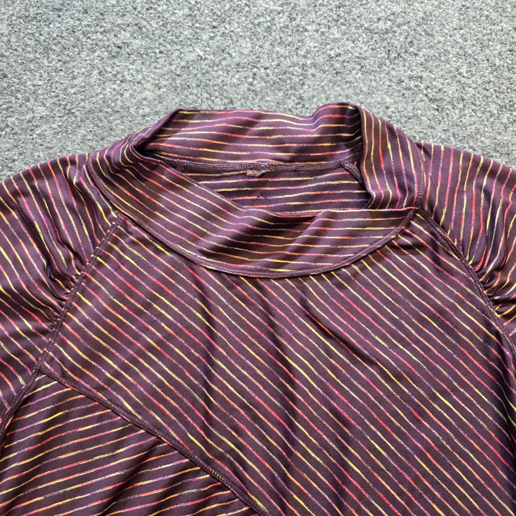 Prana Prana Top Womens Size S Purple Stripe Long Sleeve Stretch Performance Casual Shirt Size S / US 4 / IT 40 - 2 Thumbnail