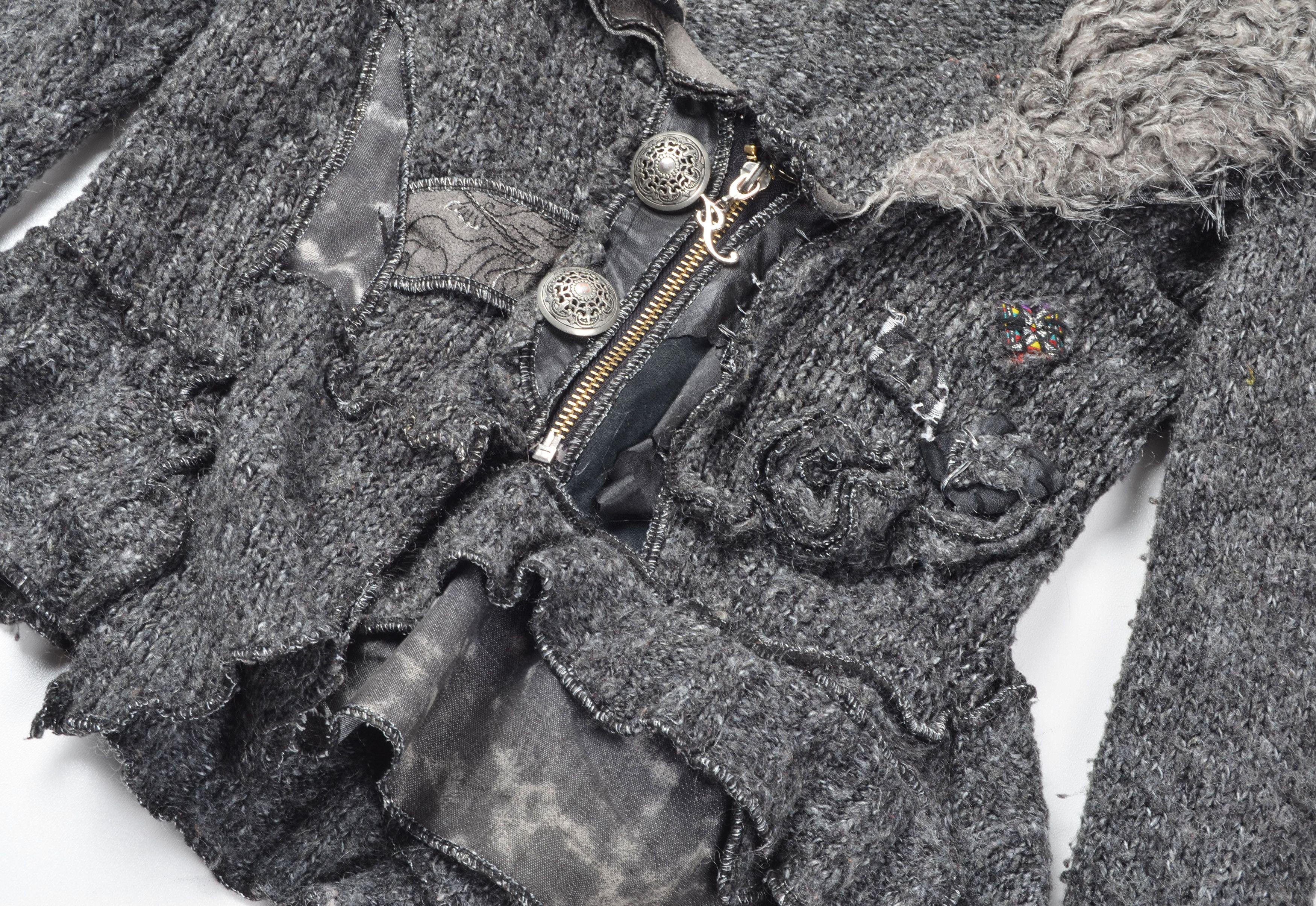 Vintage Vintage Juju & Christine Y2K Grunge Whimsigoth Cardigan Size L / US 10 / IT 46 - 6 Thumbnail