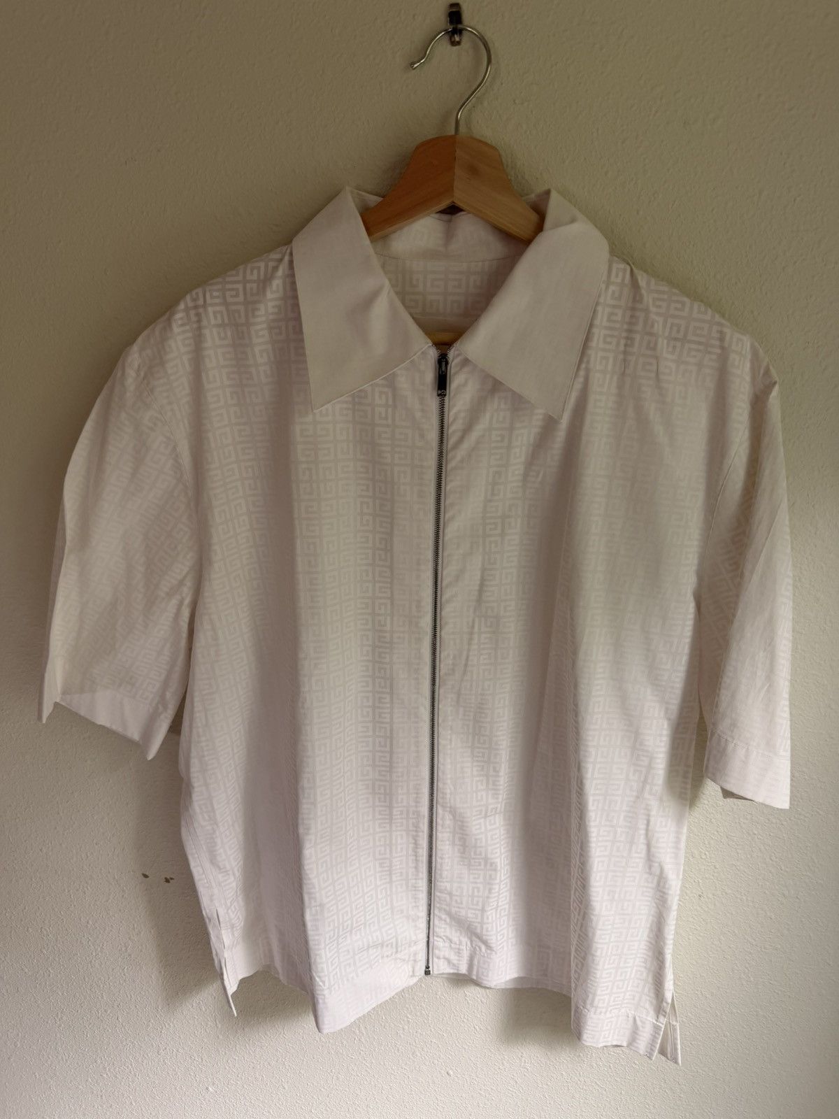 Givenchy GIVENCHY ZIP POPLIN SHIRT Size US L / EU 52-54 / 3 - 1 Thumbnail