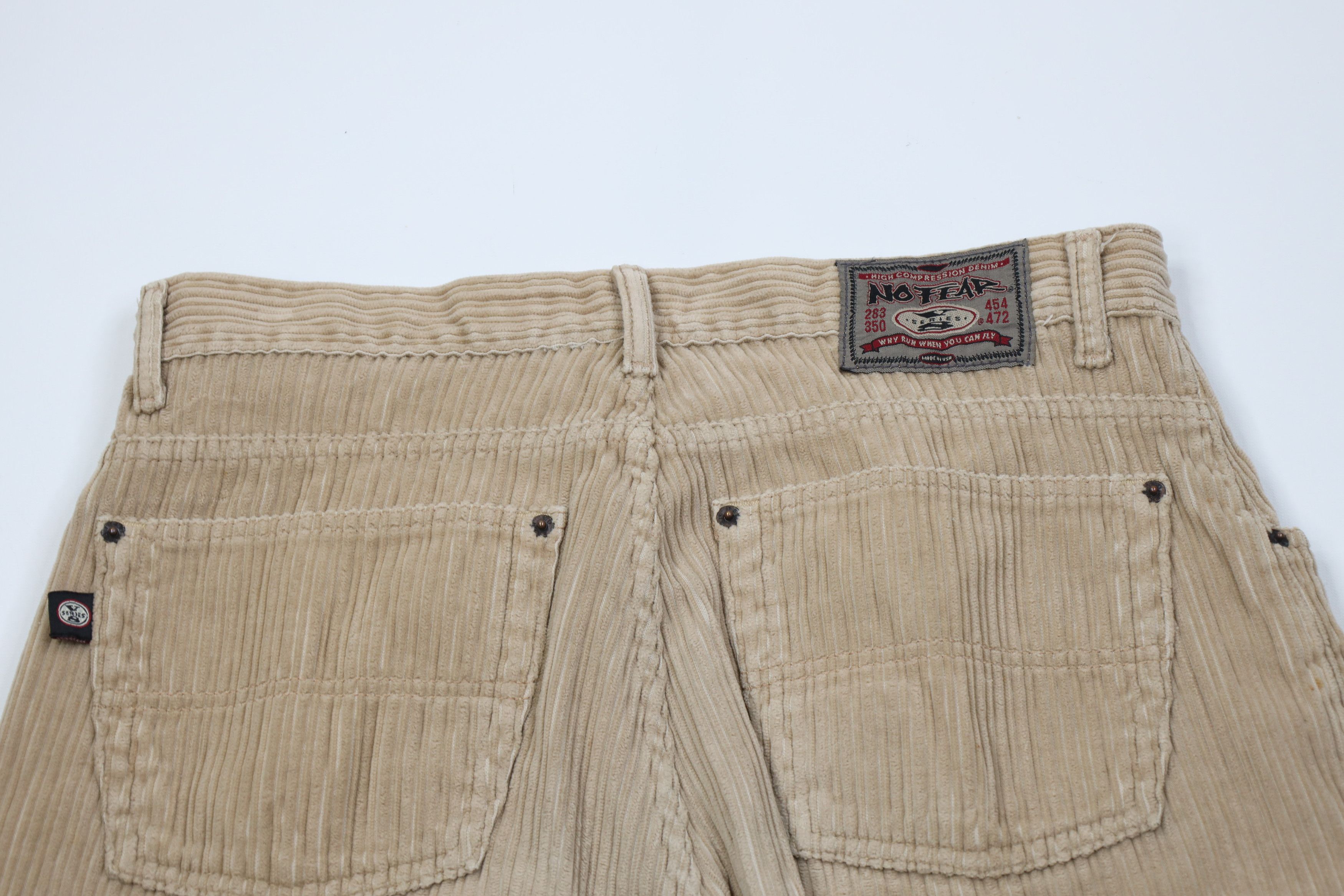 No Fear Vintage 90s No Fear Baggy Wide Leg Corduroy Pants USA Size US 33 - 13 Thumbnail