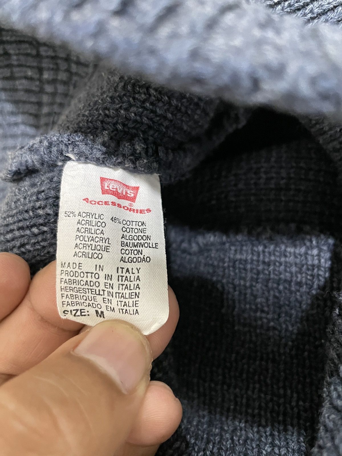 Levi's Levi’s denim crafted bucket hat beanie menswear blue Italy Size ONE SIZE - 5 Thumbnail