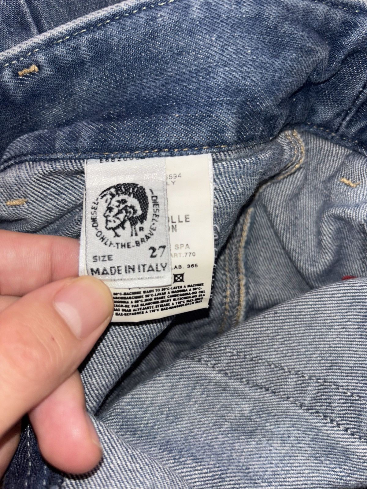 Diesel Vintage Diesel Jeans Size 27" / US 4 / IT 40 - 3 Thumbnail