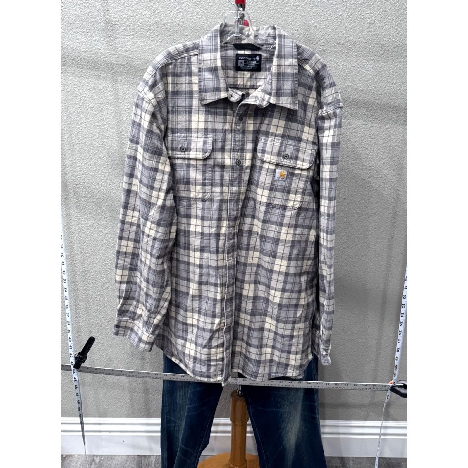 Carhartt Carhartt Shirt Thick Ctn plaid Flanel LONG SLEEVE 2XL XL Multicolor Mens XS XL 20 x 37/38 Size US XXL / EU 58 / 5 - 3 Thumbnail