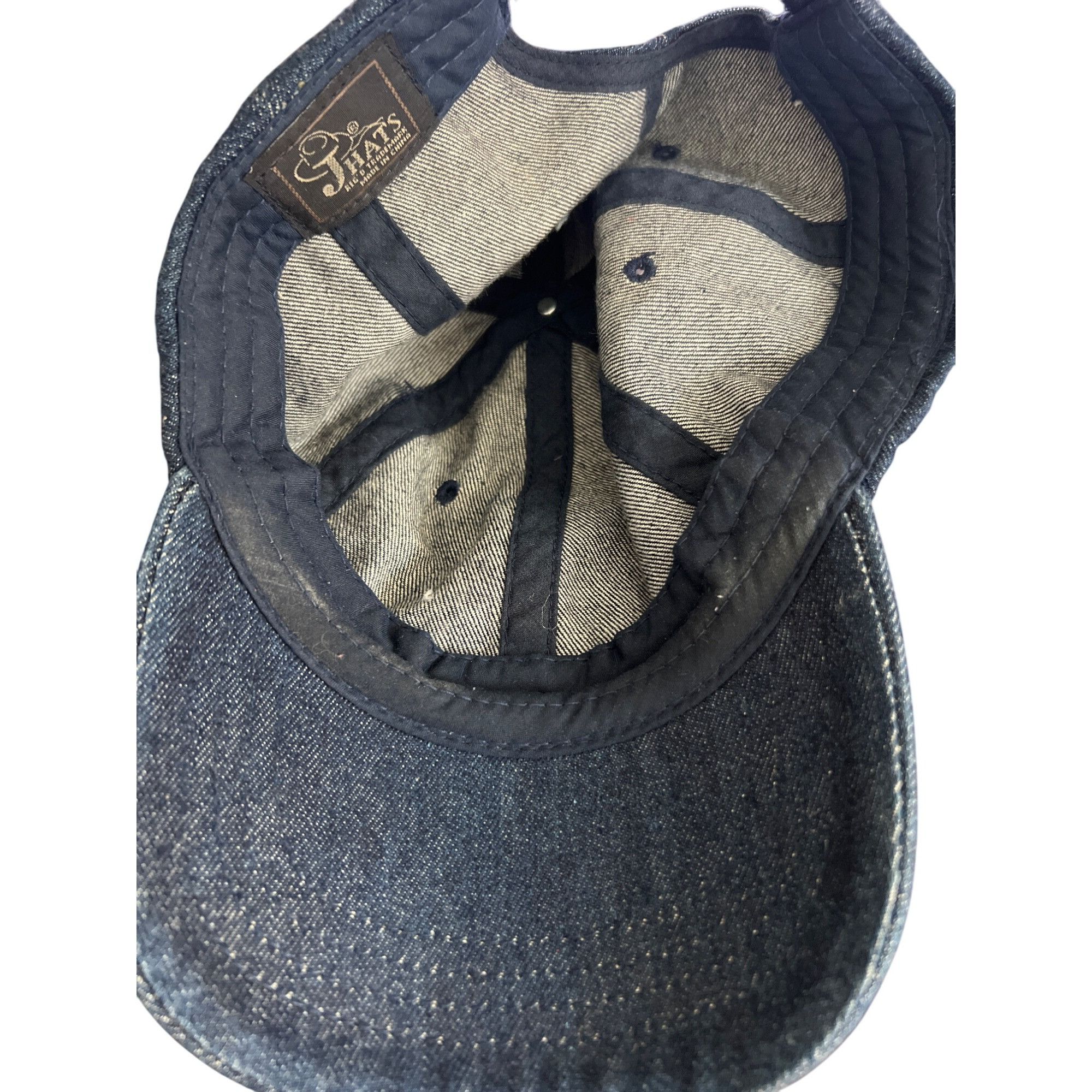Other Vintage JHats Denim US Marine Corps Adj Hat Cap Baseball Hoo Size ONE SIZE - 5 Thumbnail